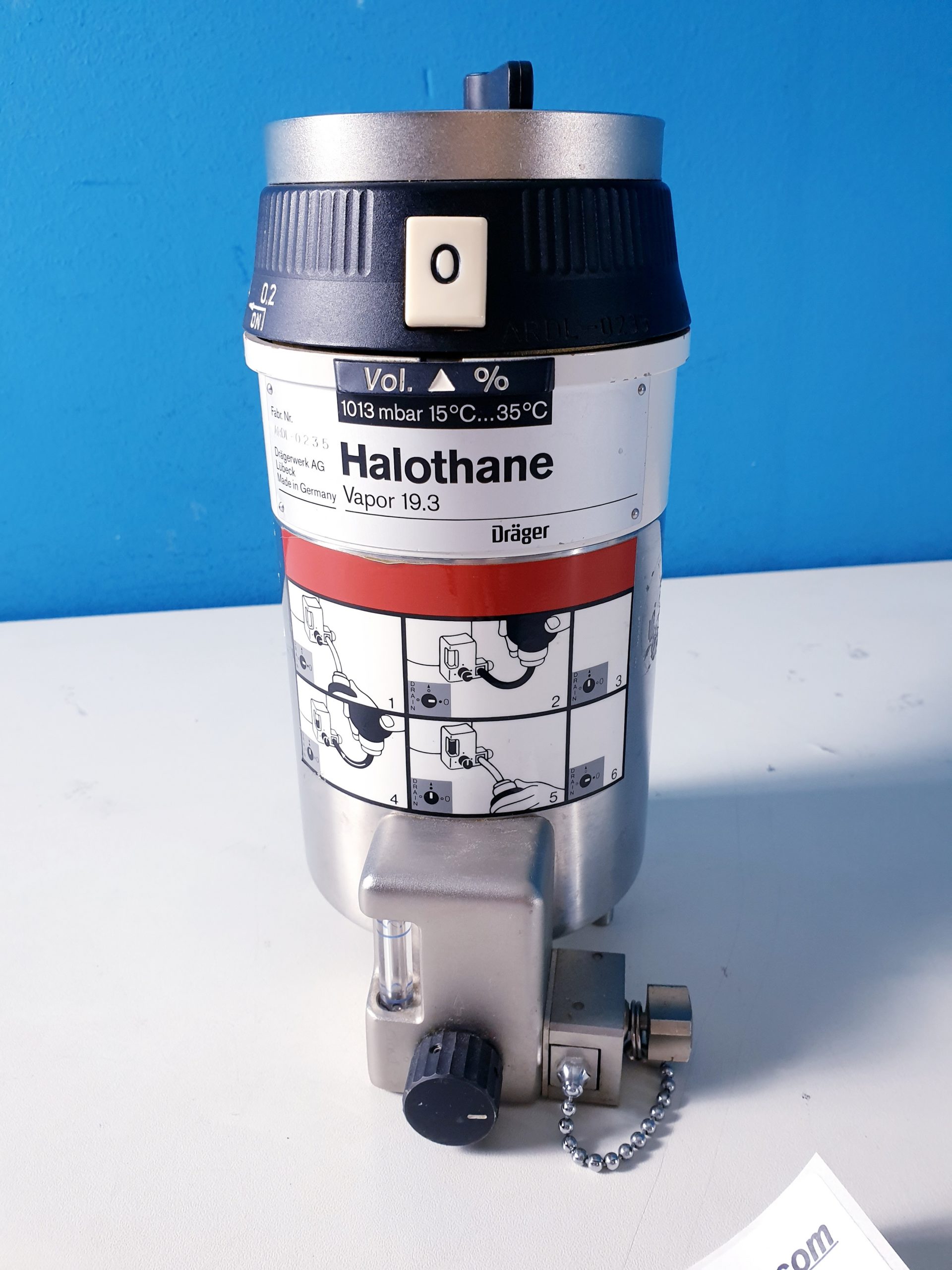 Draeger // Dräger Halothan // Halothane 19.3 Vapor