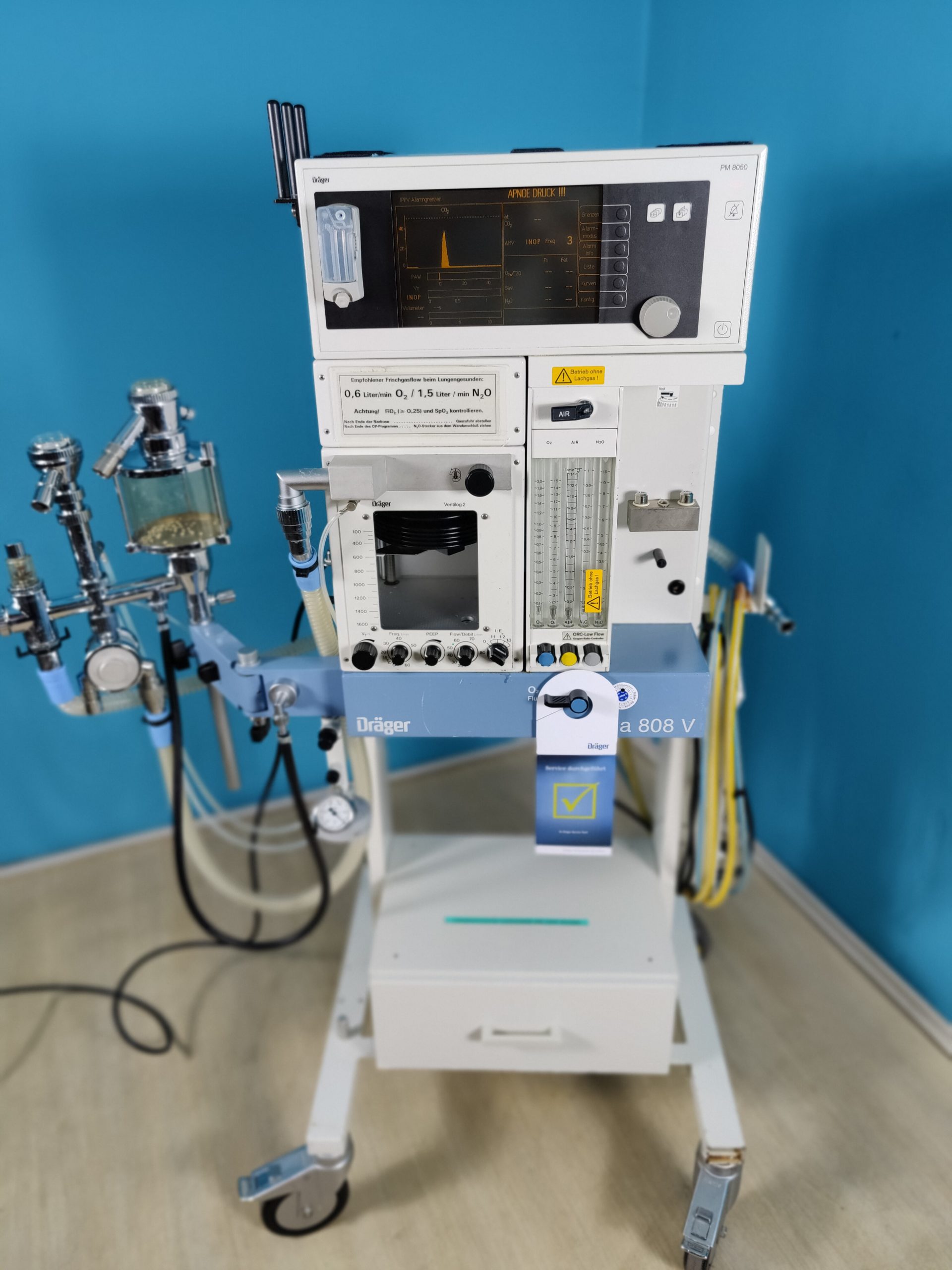 Draeger Sulla 808V // 808 V Iso, Ventilog 2 , PM8050 Blaue Version