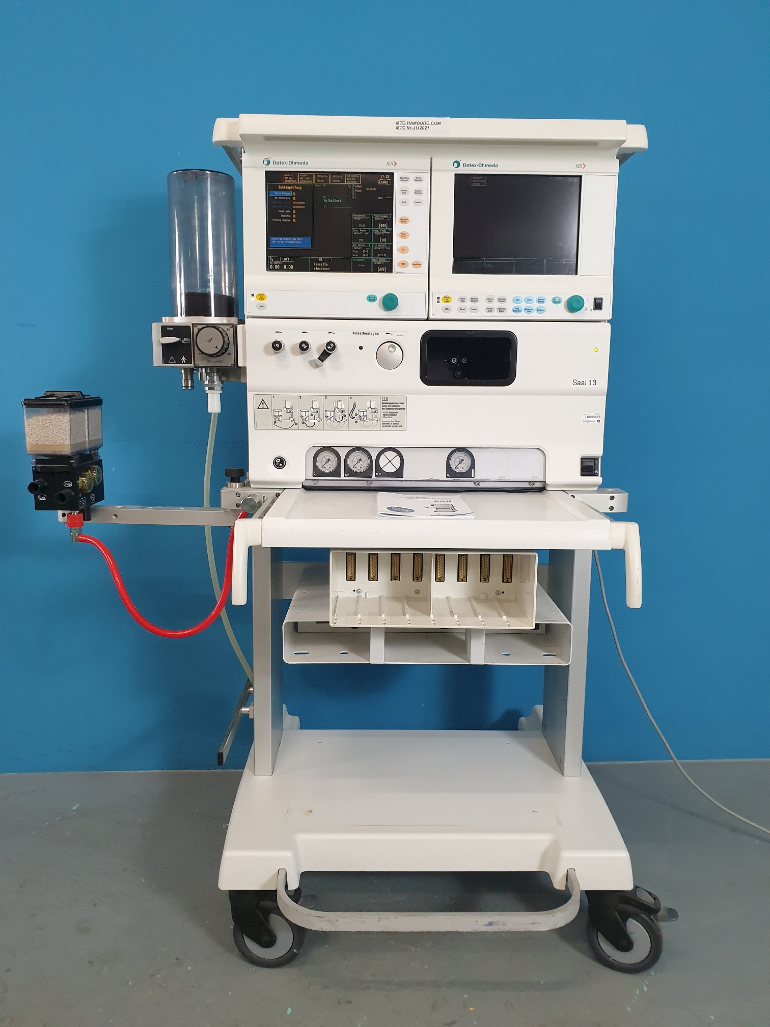 Datex / GE ADU S/5 Carestation + Monitoring S5, Narkosegerät + Sevofluran Vapor
