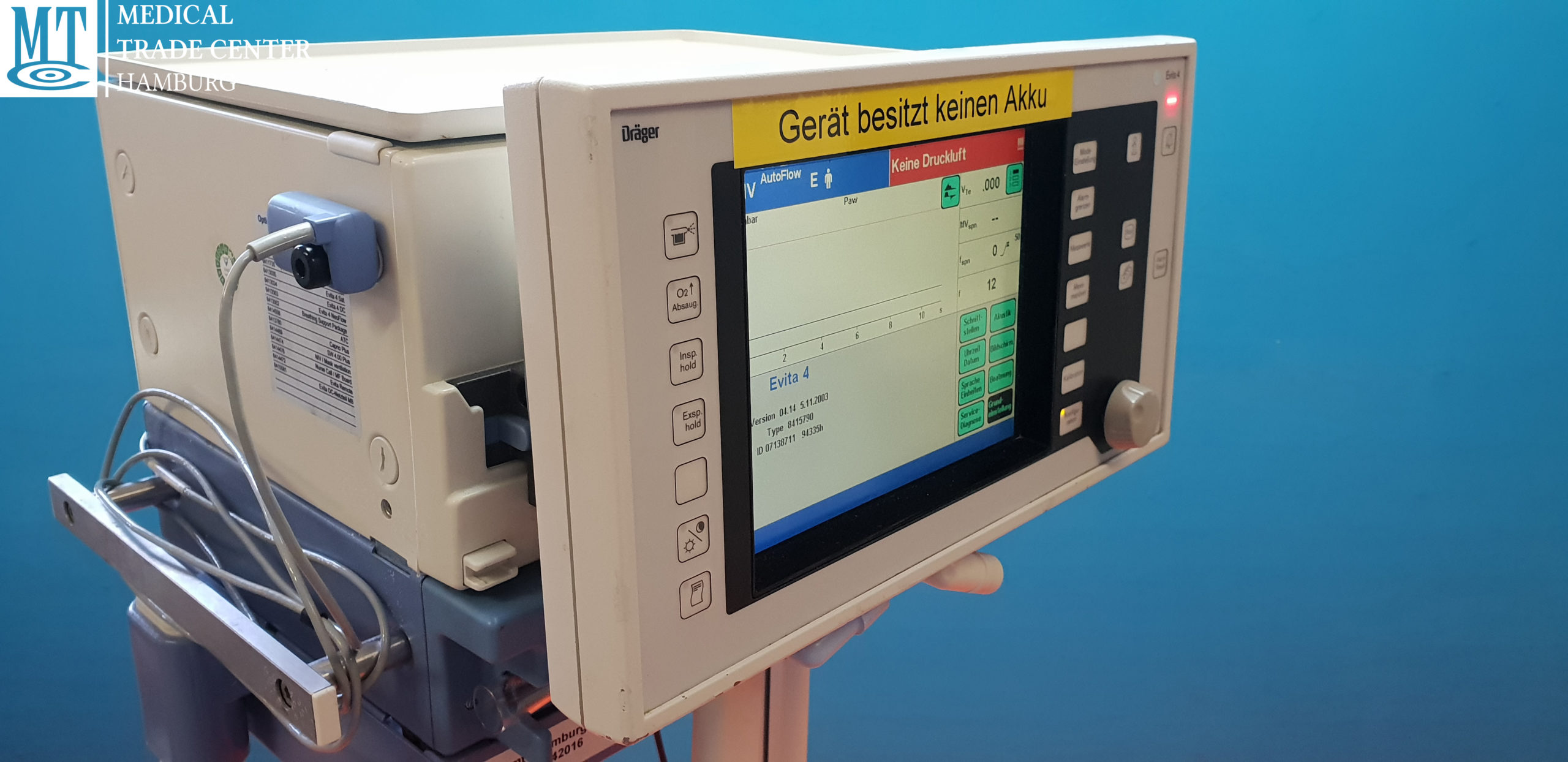Draeger Evita 4 Ventilator // Beatmungsgerät Sw. 04.14