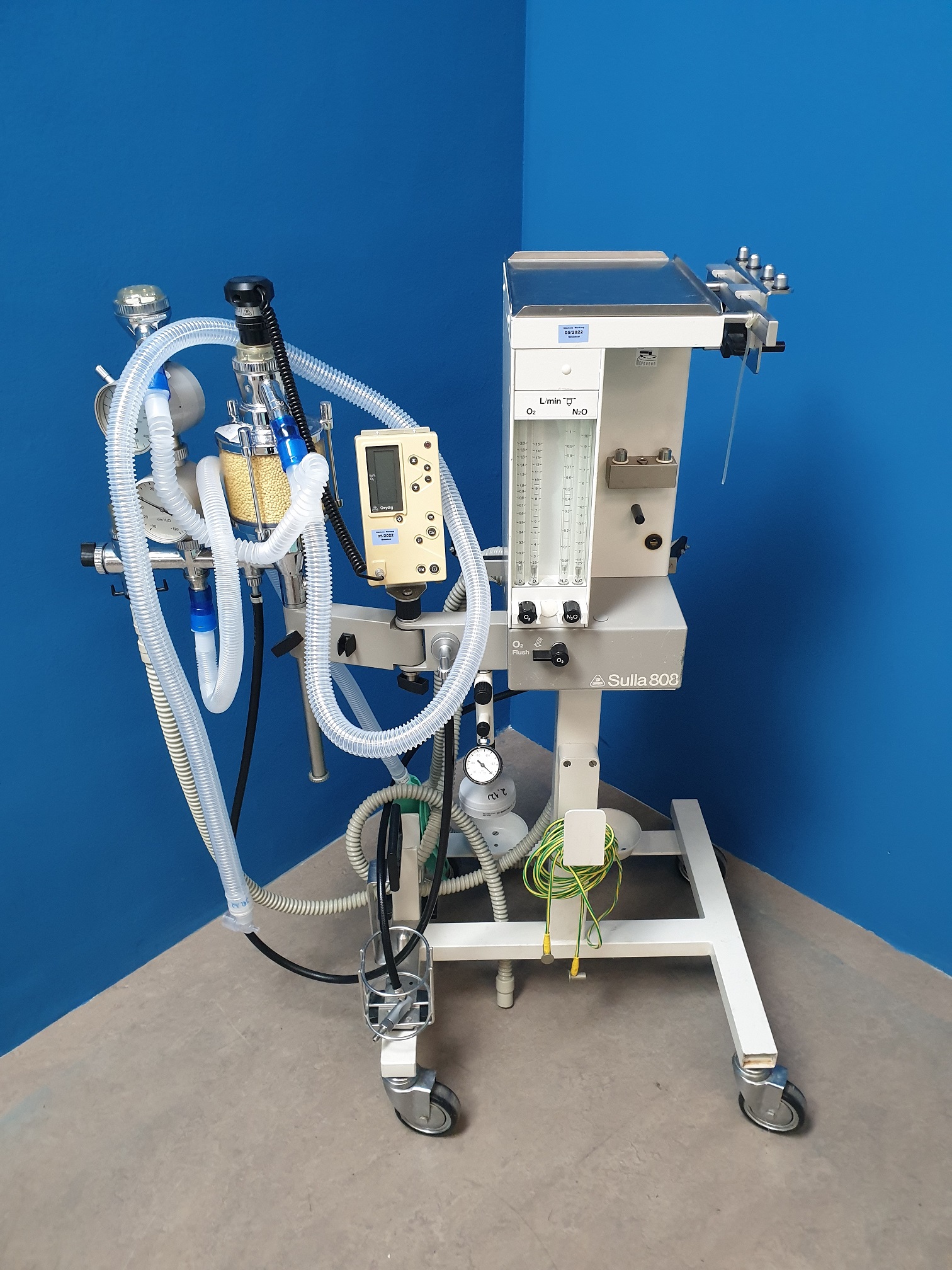 Dräger Sulla 808 Narkosegerät mit Kreisteil, Oxydig, Volumeter, Barmometer …..