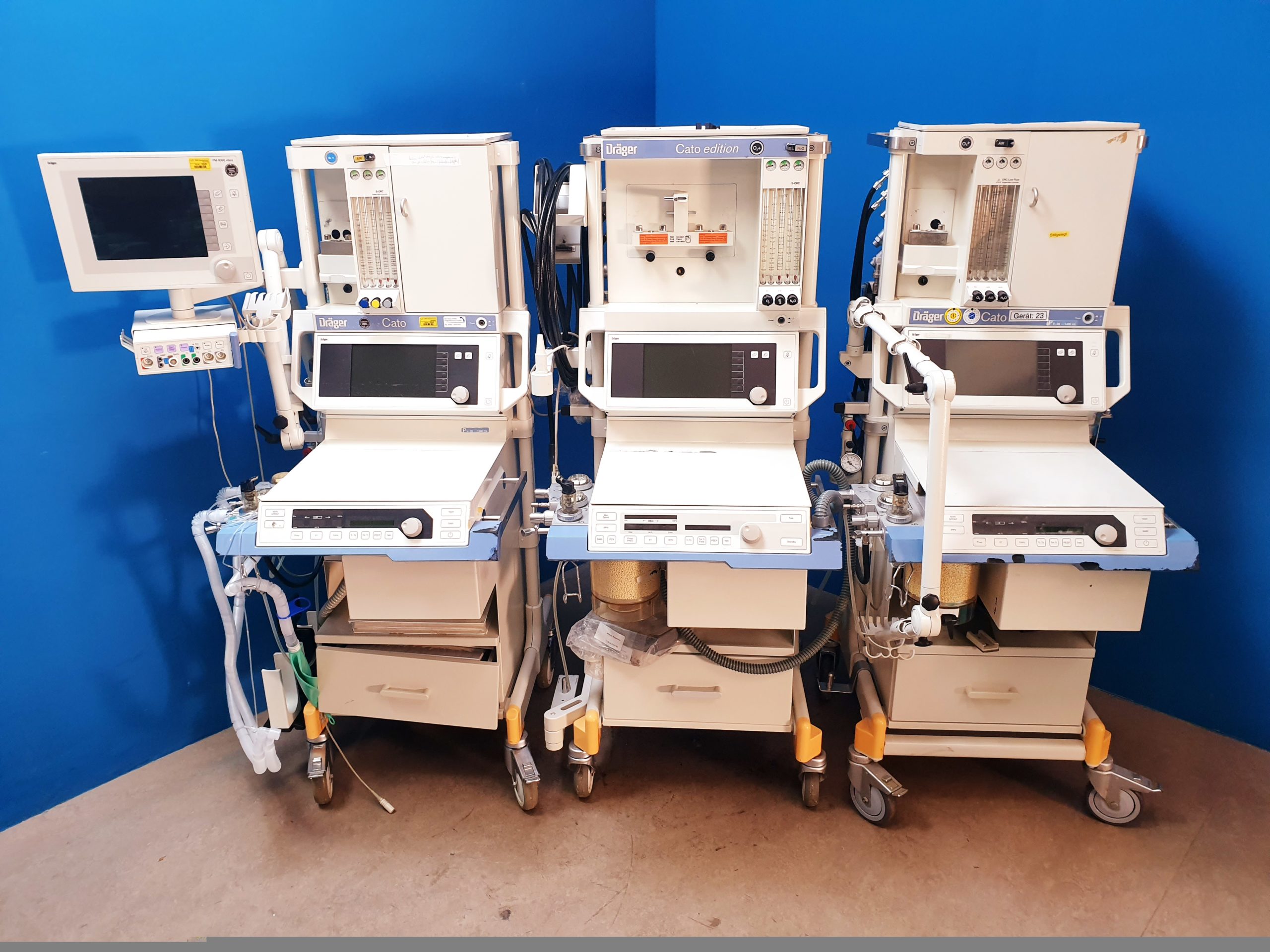 Drager Draeger Dräge Cato – + PM8060 + PB8800 Überwachung Narkosegerät Anaesthesie