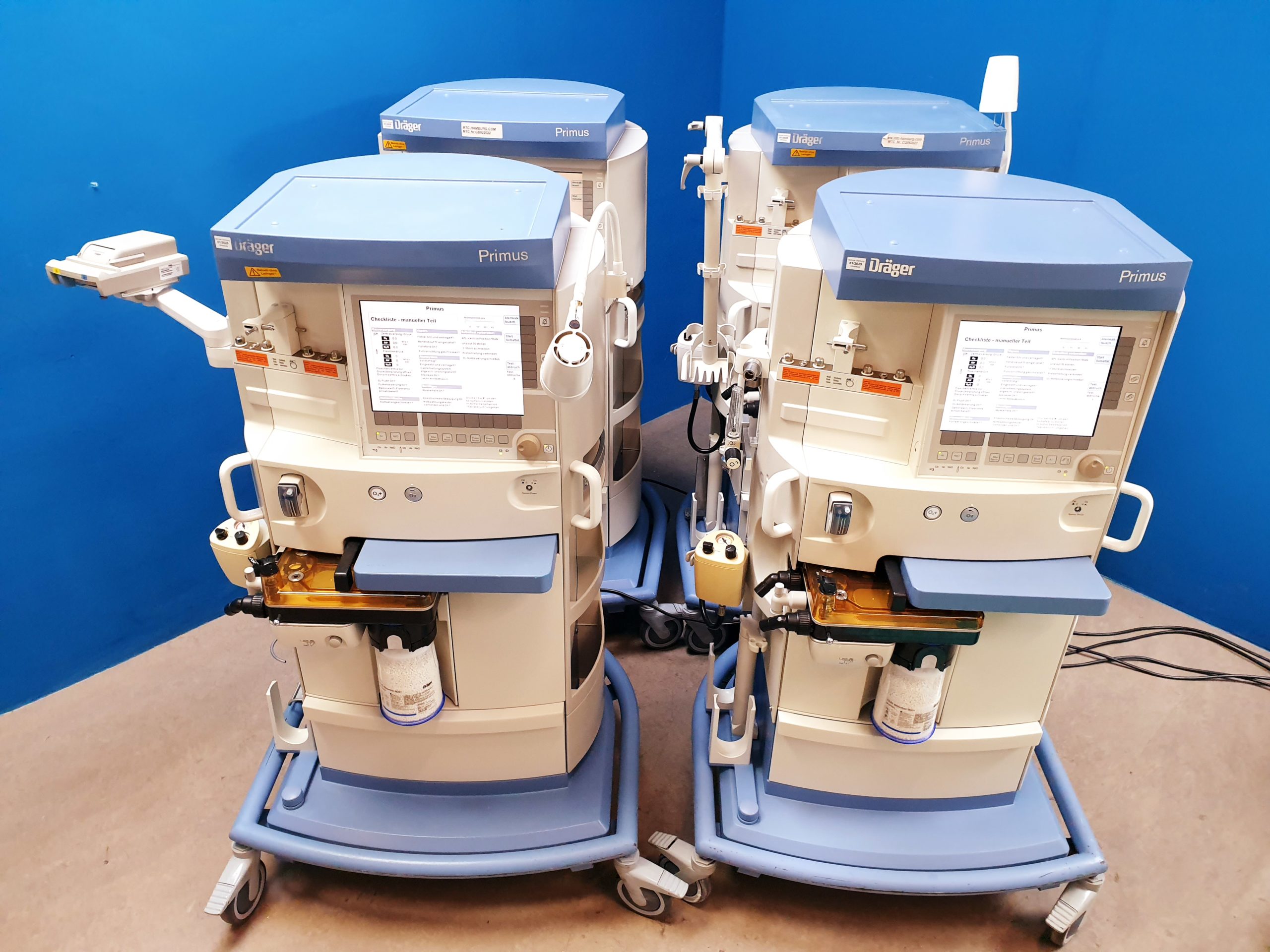 Draeger Dräger Primus PGM SW: 4.53 Refurbischet + Gerätebuch + STK -Sofort Einsatzbereit