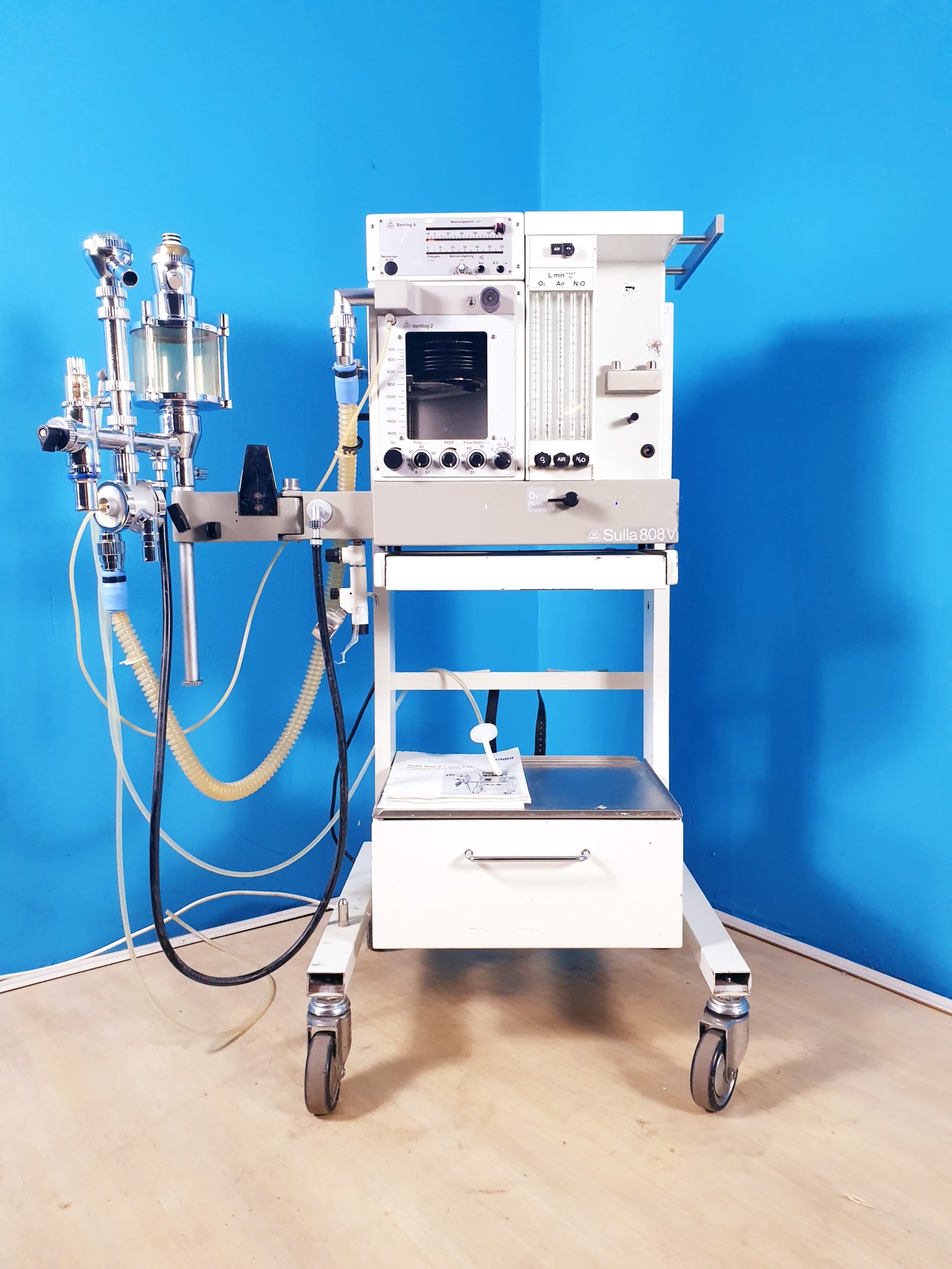 Dräger Sulla 808V 808 V Narkosegerät, Kreisteil, Ventilog 2, Barolog
