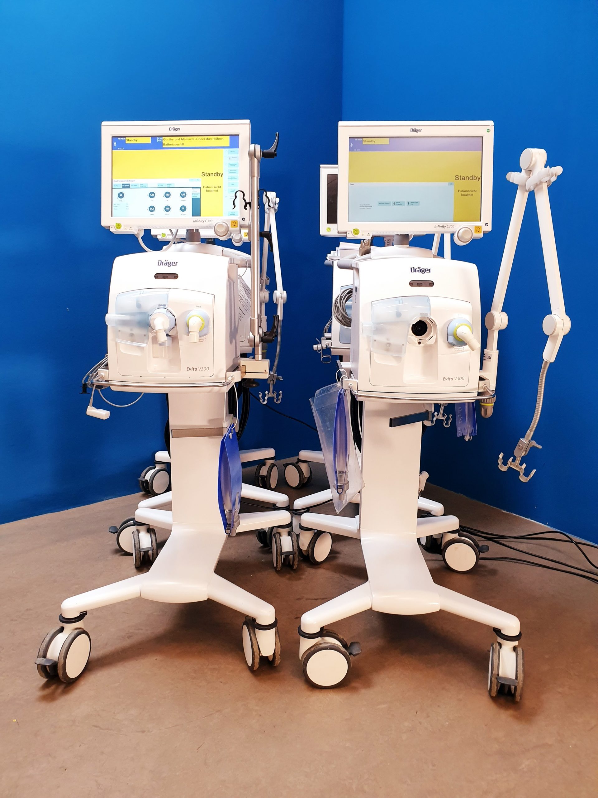 DRÄGER // Dräger Evita V300 // V 300 Beatmungsgeräte Frisch gewartet DOM 2017