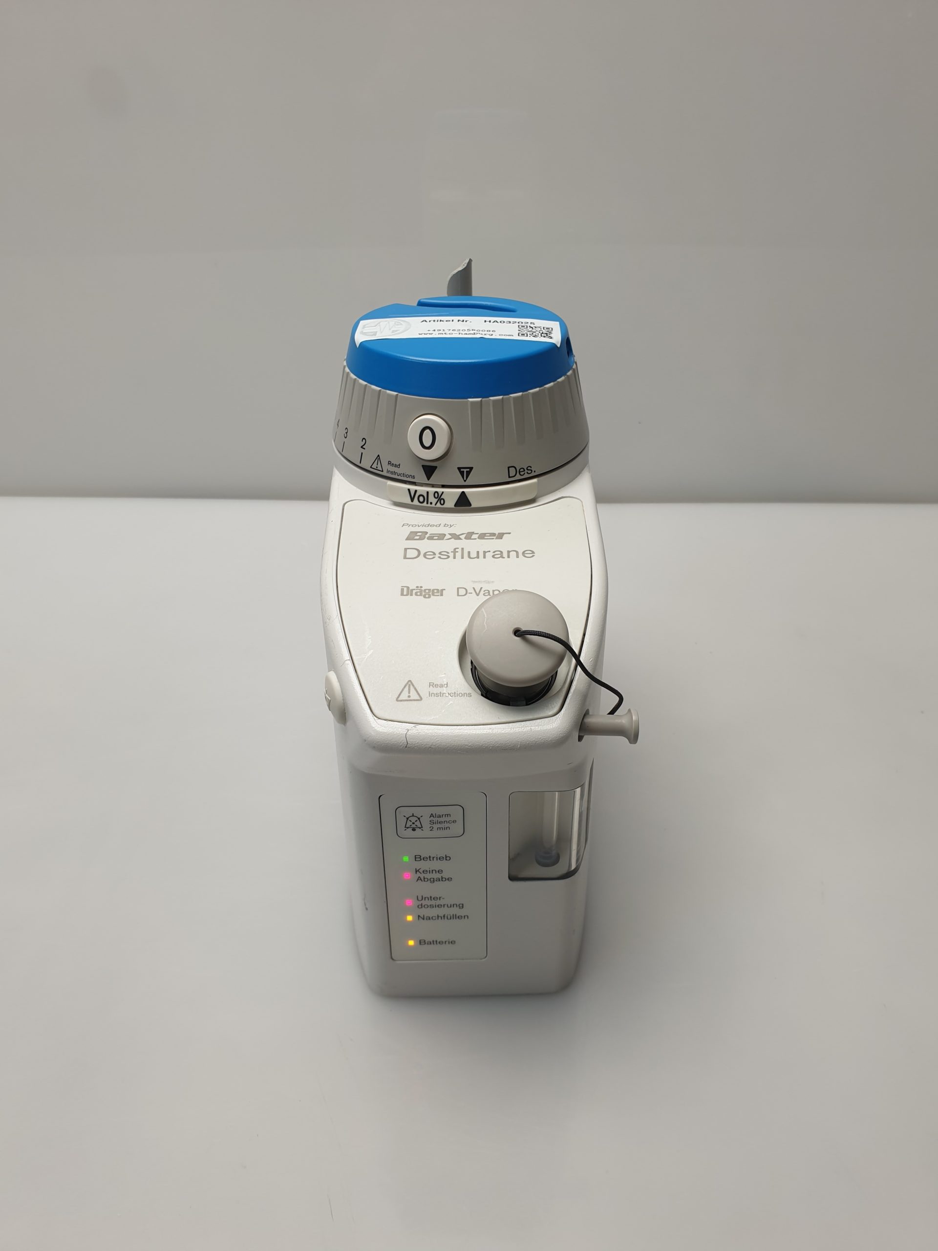 Dräger Baxter Desflurane D Vapor
