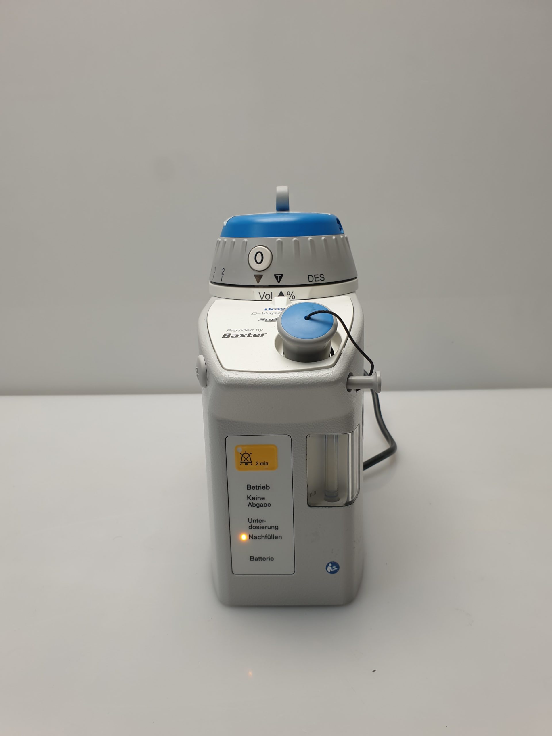 Baxter Suprane Desflurane Drager D-Vapor 3000 Vaporiser