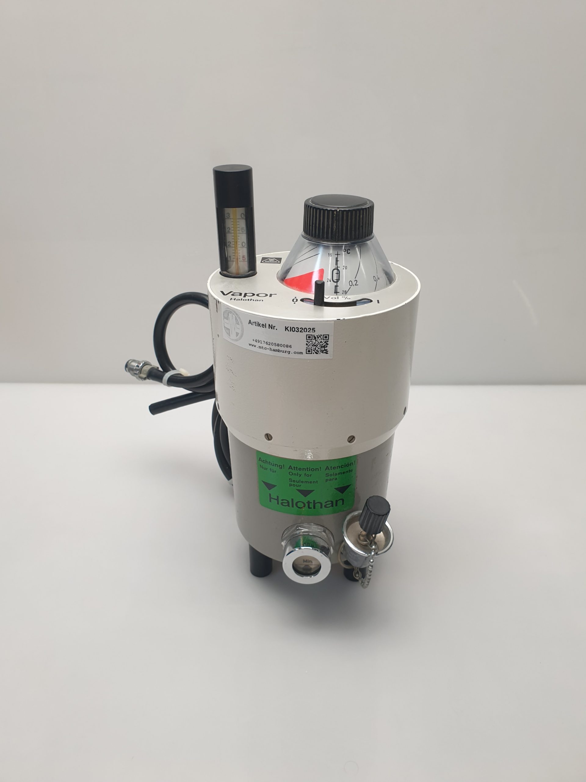 Dräger Narkosemittelverdampfer Halothan Vapor