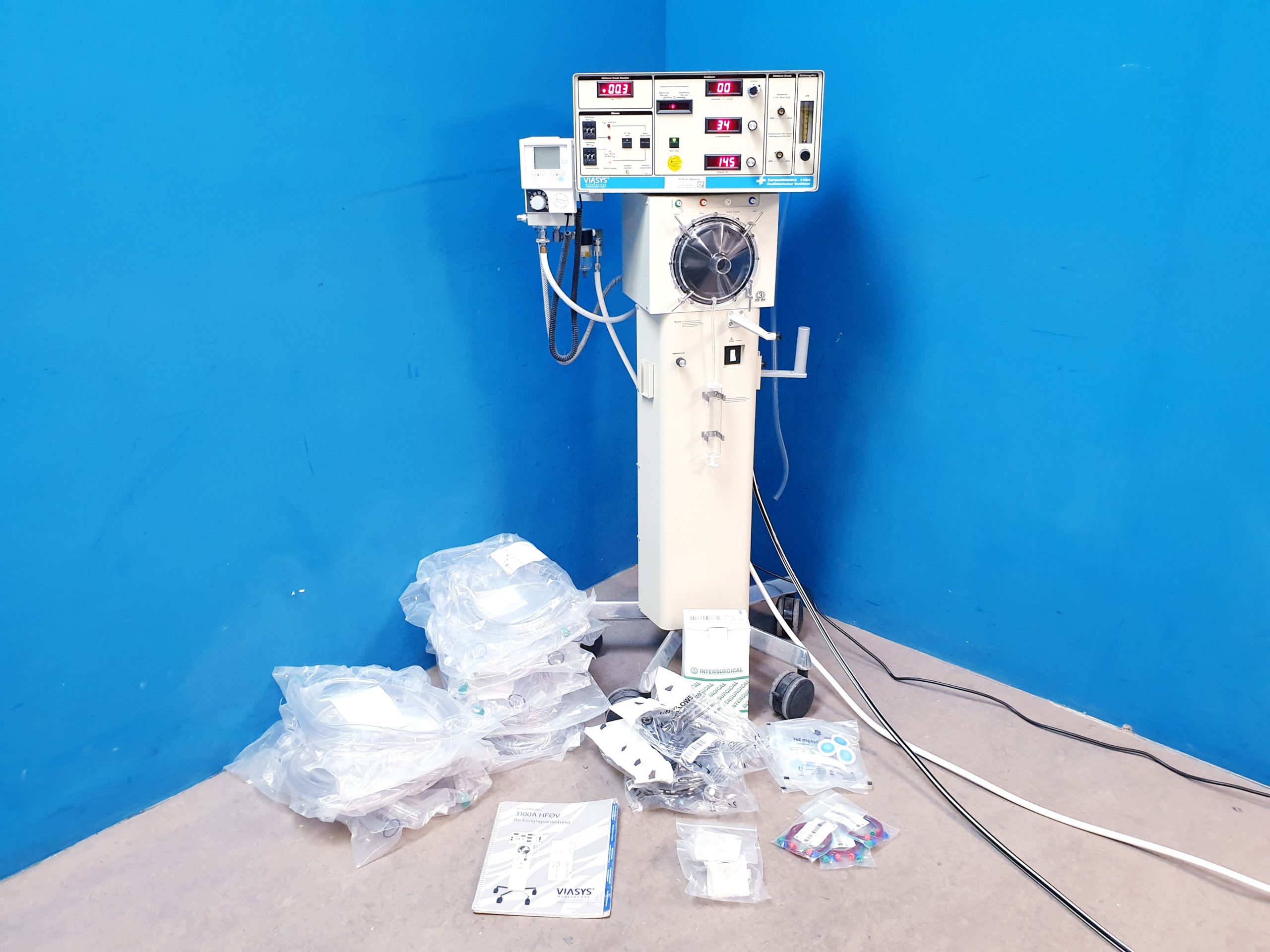 VIASYS Carefusion SensorMedics 3100A 3100 A Ventilator mit Zubehör
