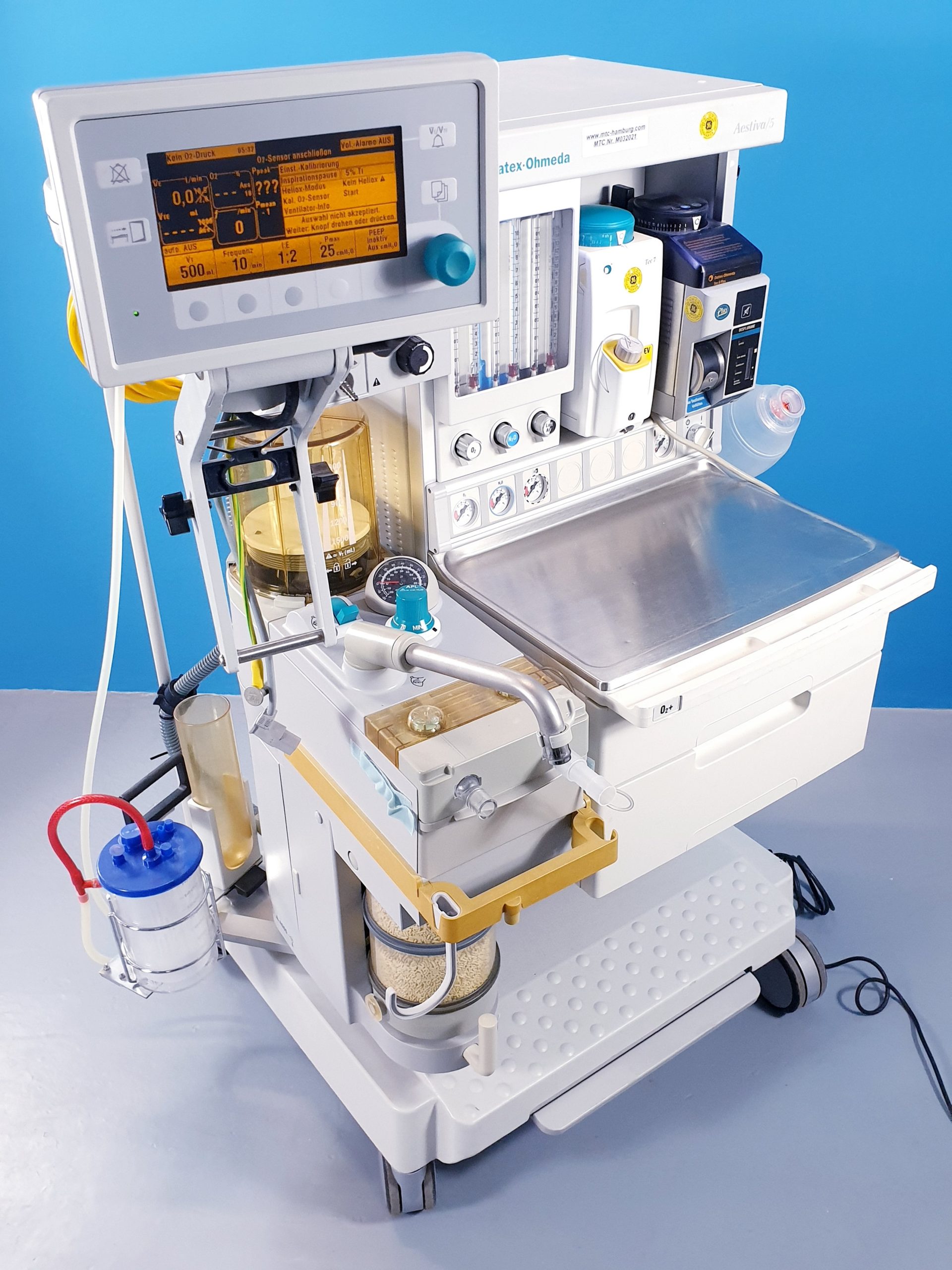 Datex Ohmeda Aestiva/5 // Aestiva 5 mit TEC7 Sevoflurane und TEC 6 Plus Desflurane Fahrbar