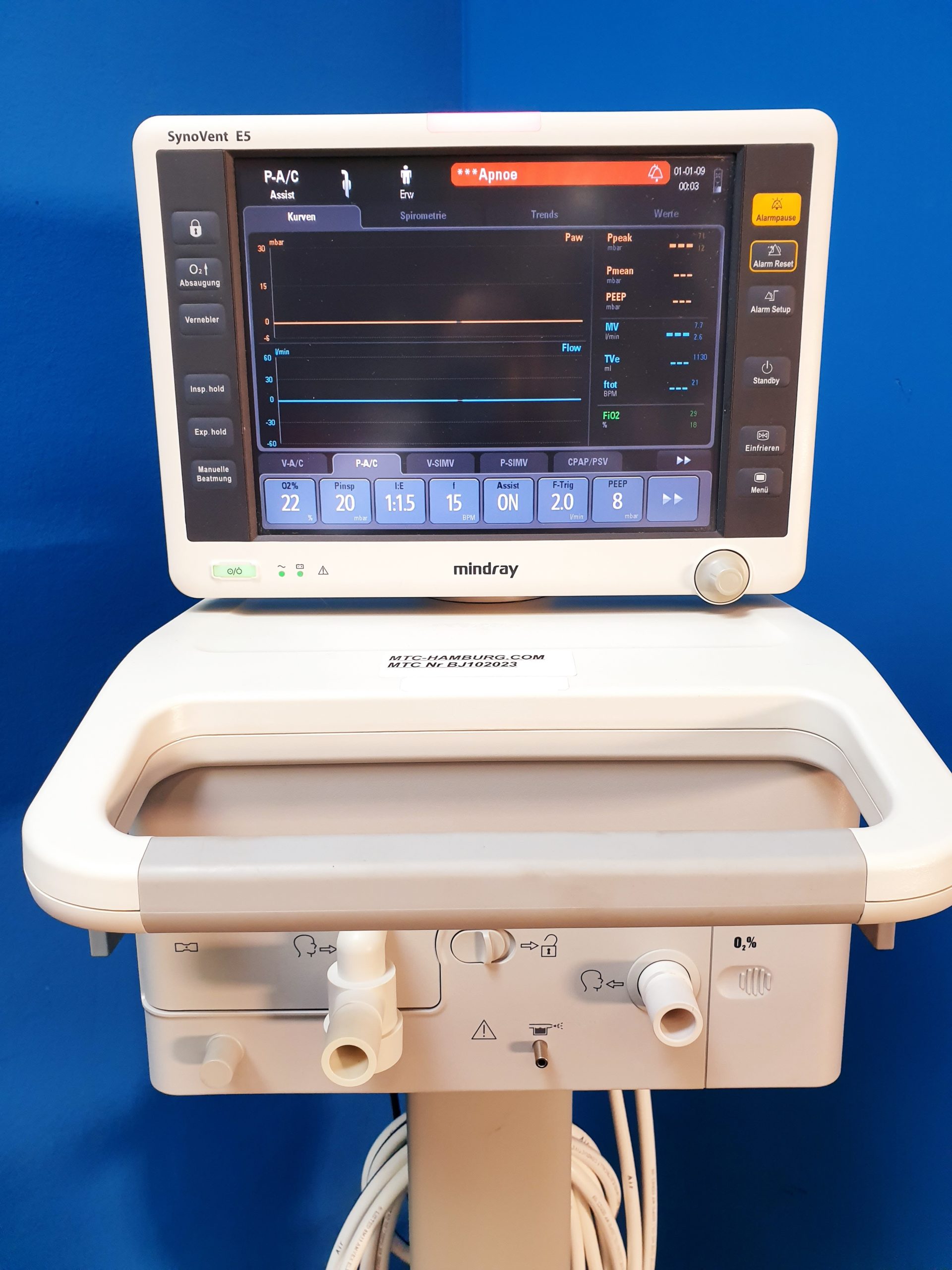 Mindray Synovent E5 Ventilator – Beatmungsgerät