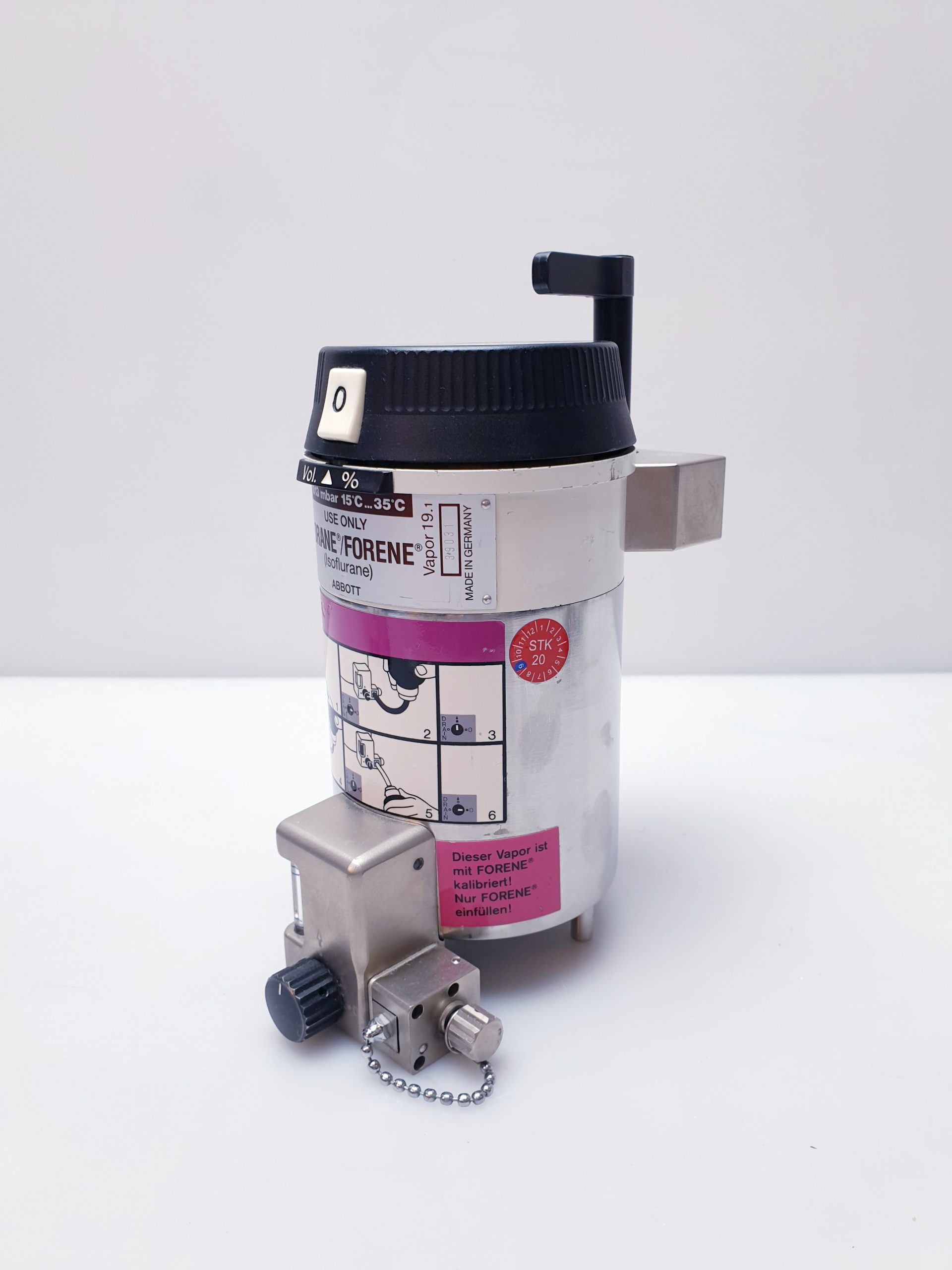 Dräger – Draeger Isofluran – Isoflurane 19.3 Iso Vapor