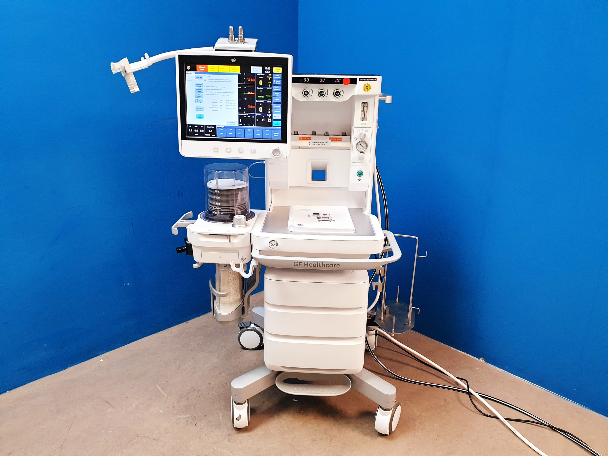 GE Carestation 650 Anästhesie-Narkose – DOM 2016