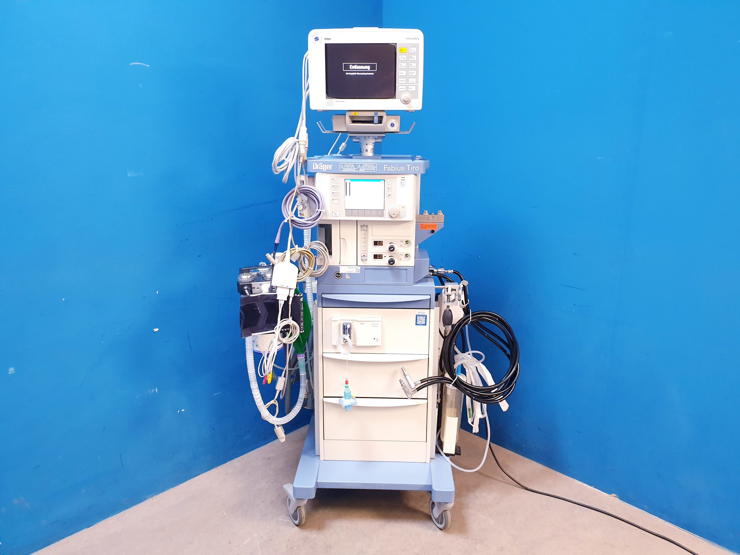 Dräger Drager Fabius Tiro + Scio Four Oxi Plus + Infinity Delta