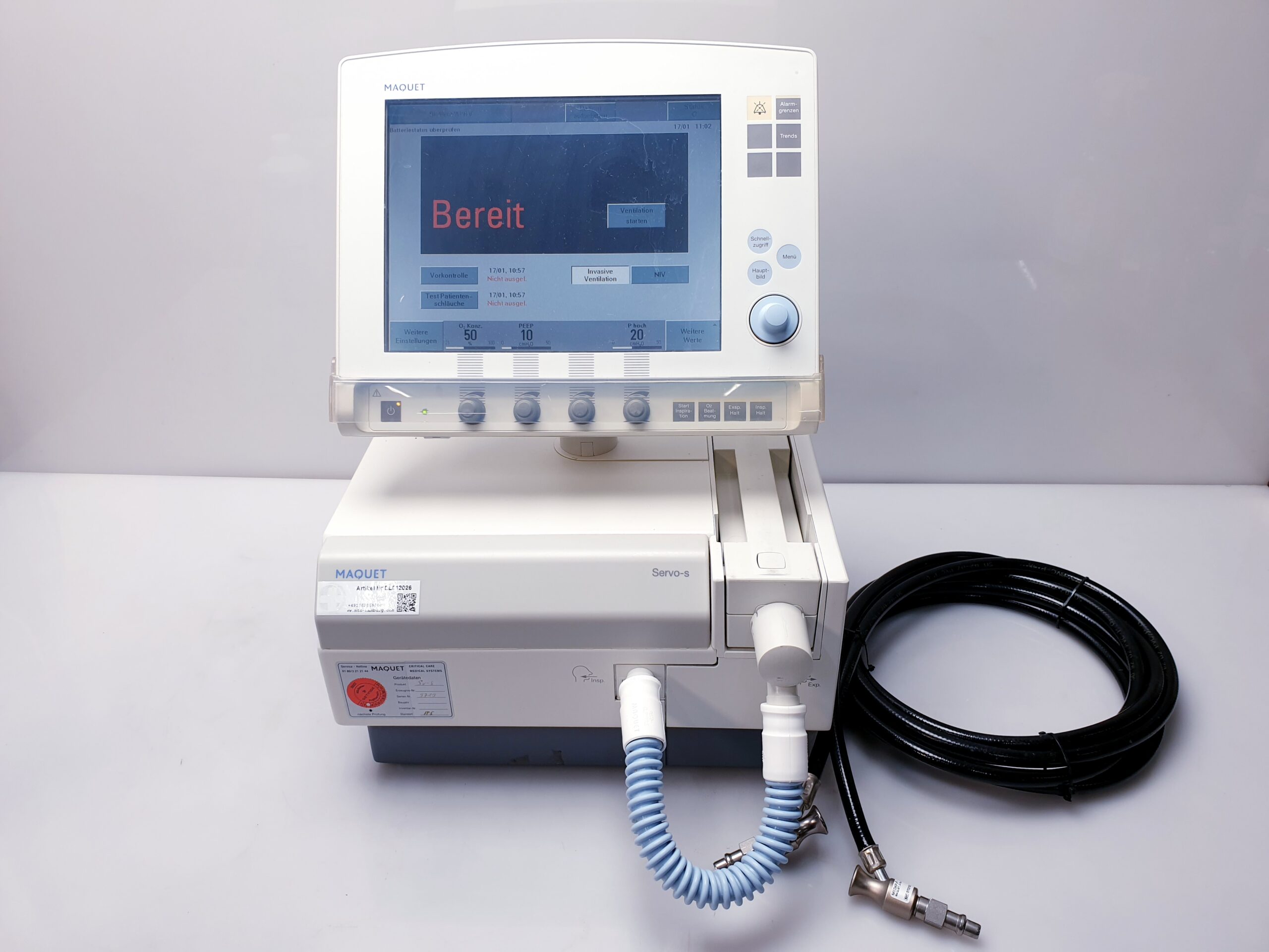 Siemens Maquet-SERVO-s // SERVO S ServoS Ventilator