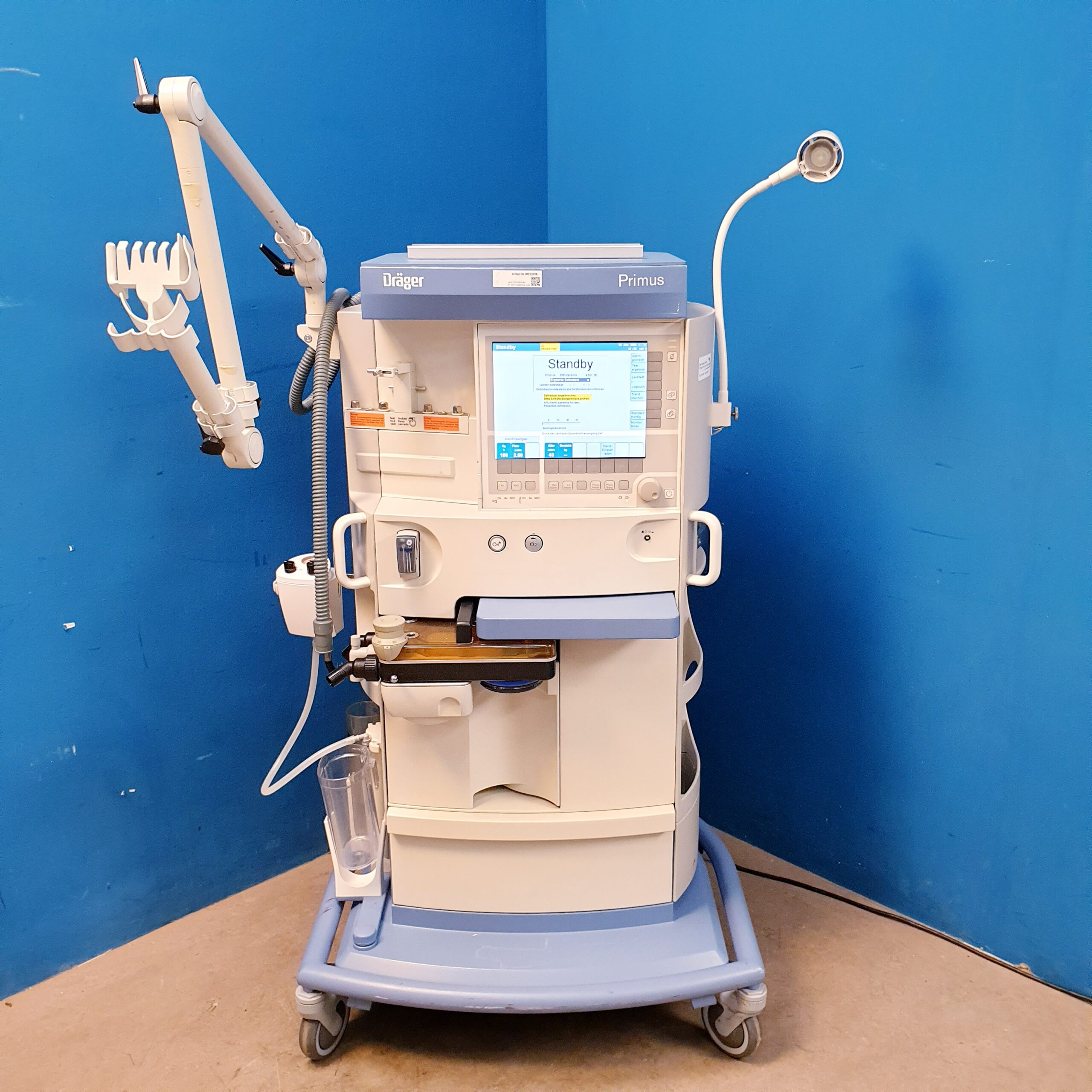 Dräger Primus Narkosegerät Paramagnetische Sauerstoffmessung SW. 4.53.00