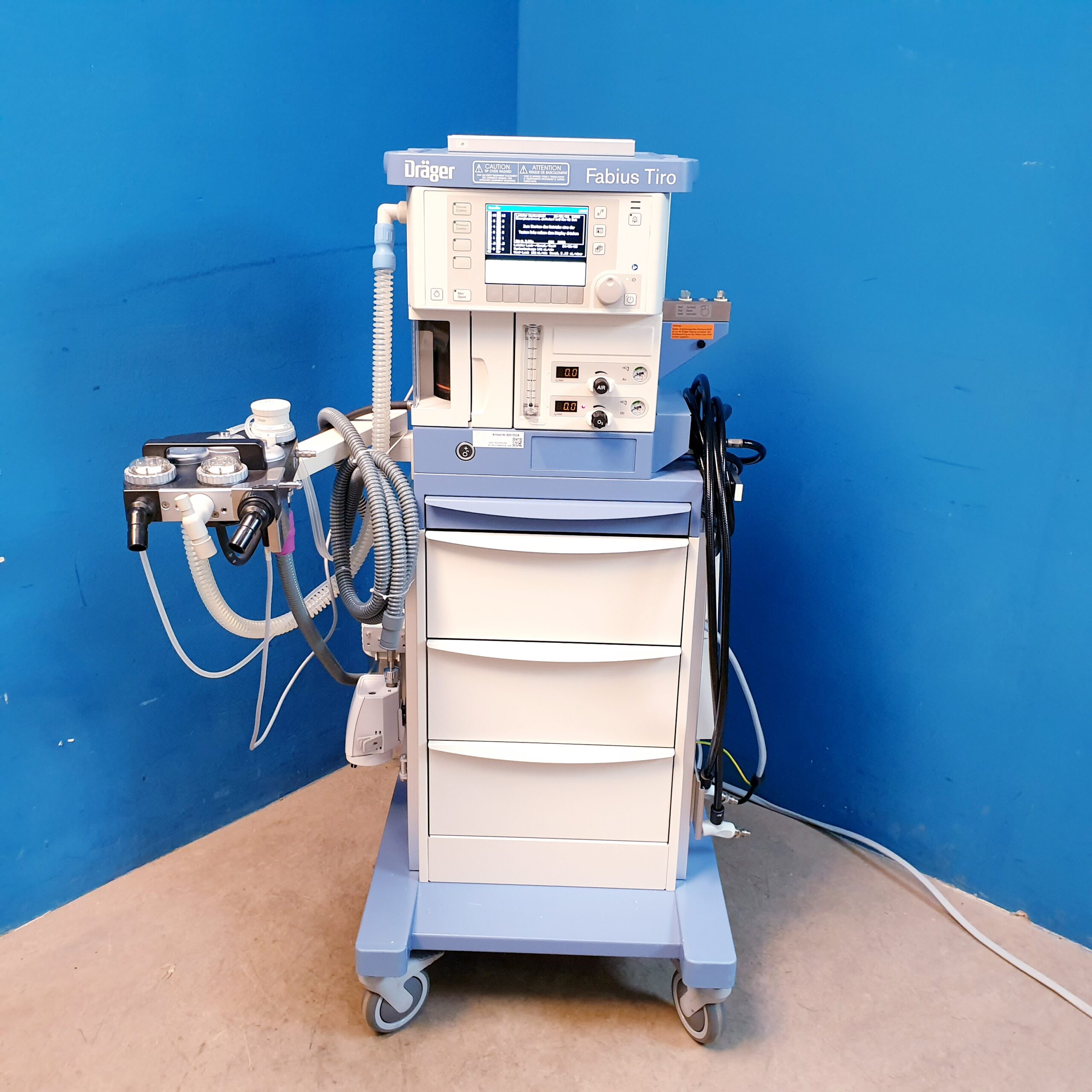 Dräger Fabius Tiro Anesthesia Narkosegerät – Anesthesie DOM 2017