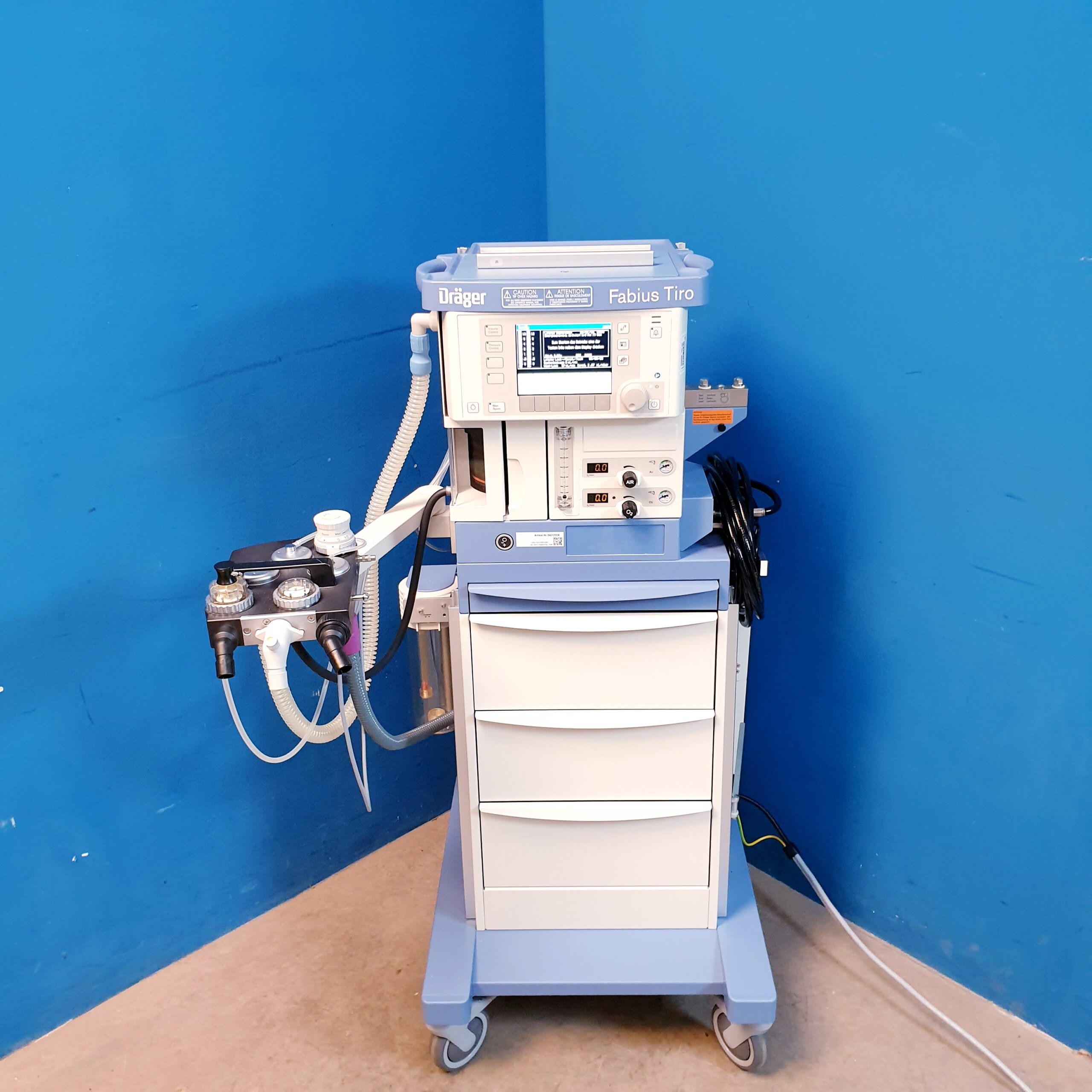 Dräger Fabius Tiro Anesthesia Narkosegerät DOM2019