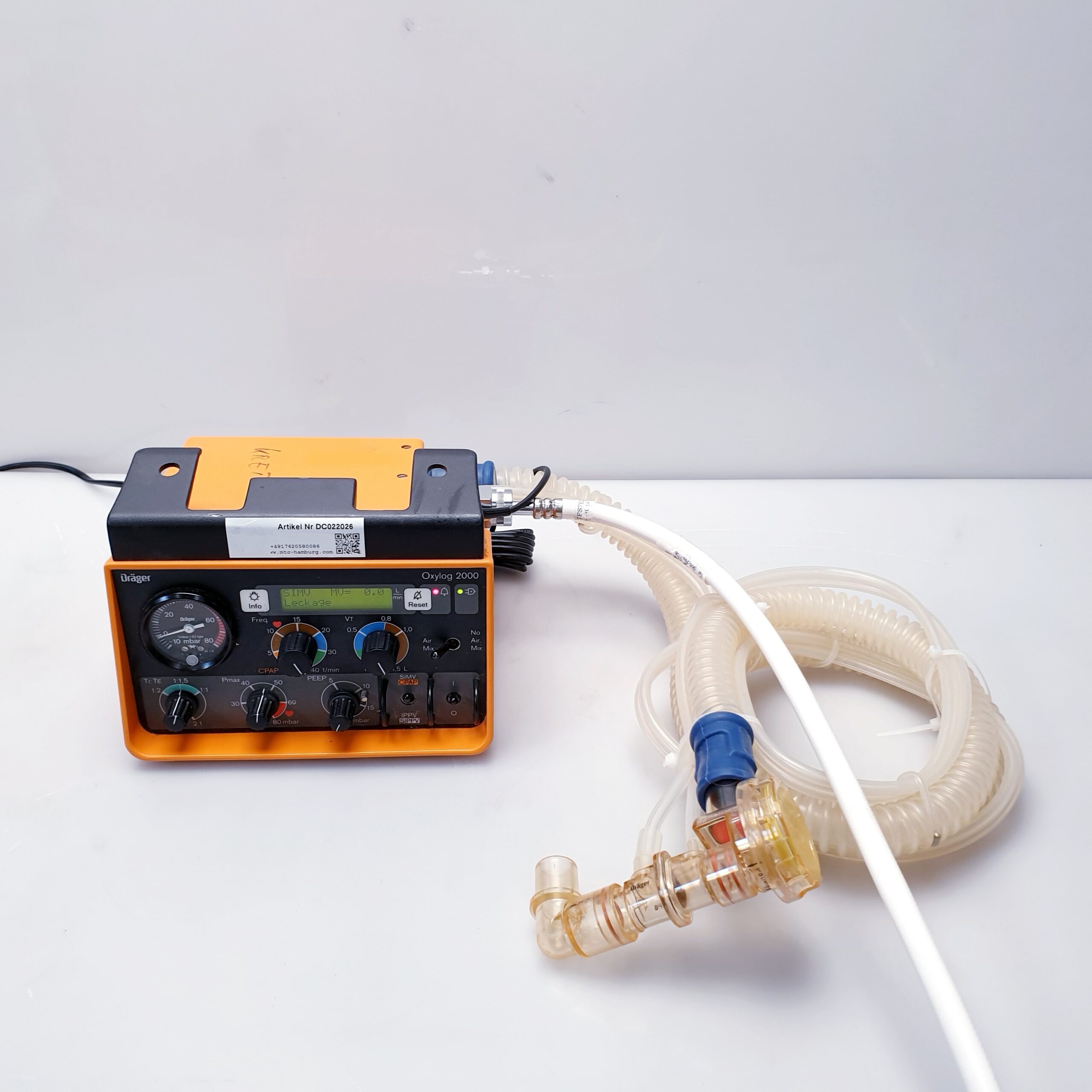 Dräger Oxylog 2000 Beatmungsgerät