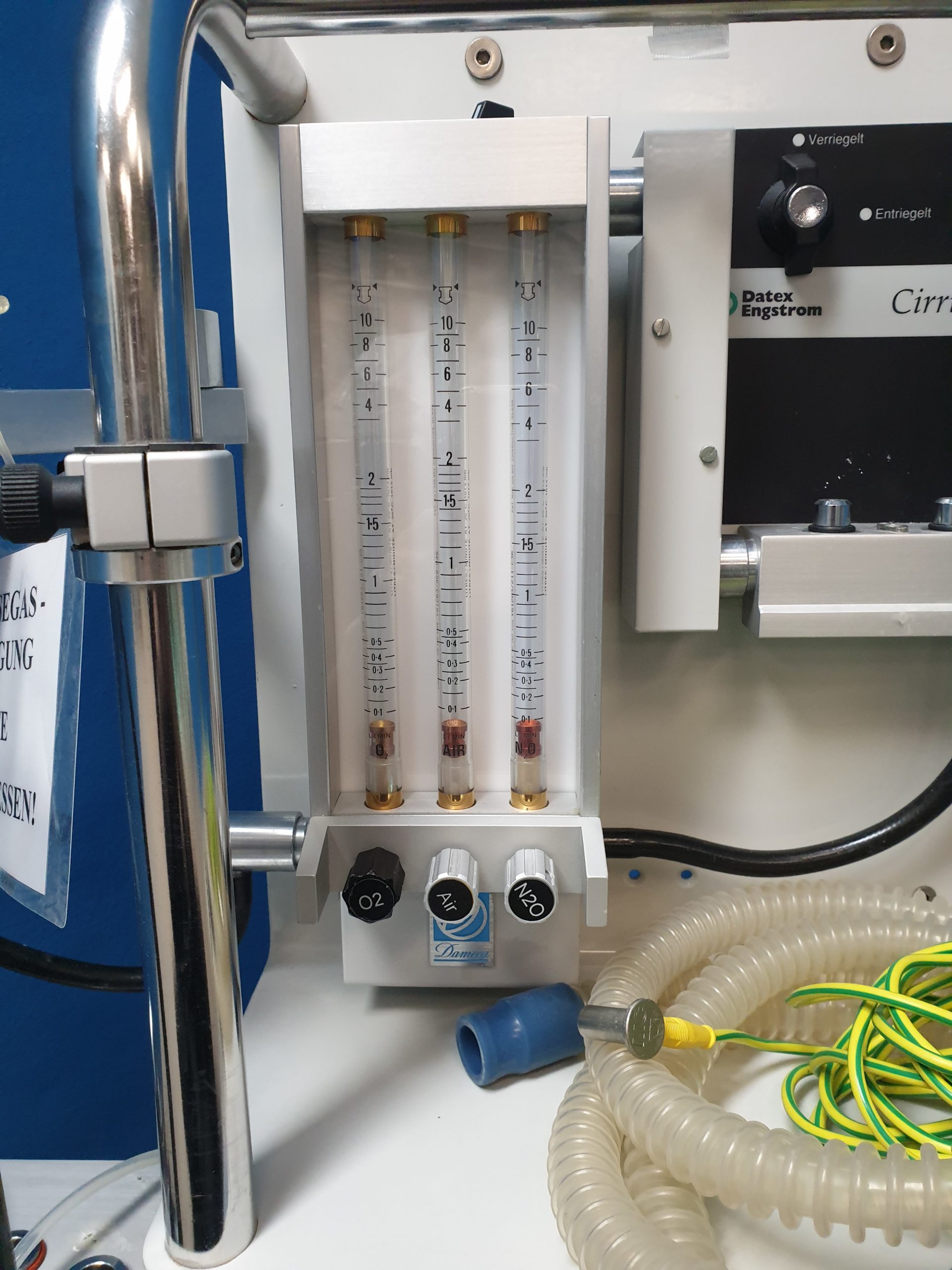 DATEX-OHMEDA Cirrus Trans Vent II Anesthesia Machine