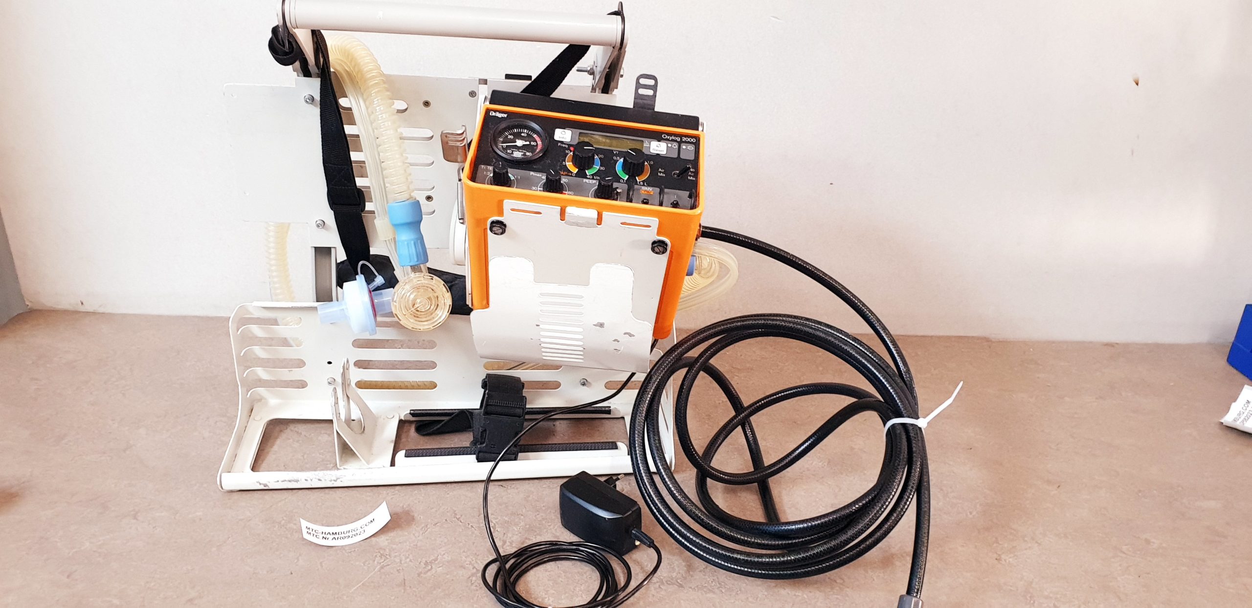 Dräger Draeger Oxylog 2000 Oxylog2000 mit kfz Halterung