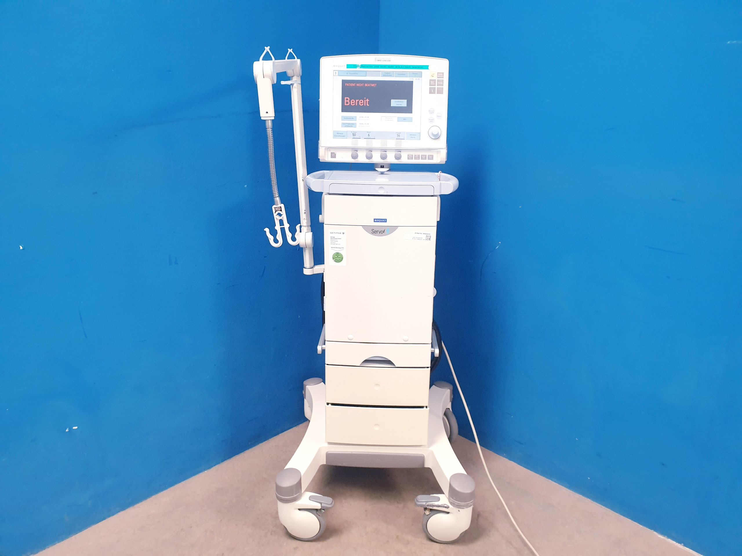 Maquet Servo I Beatmungsgerät mit Kassette