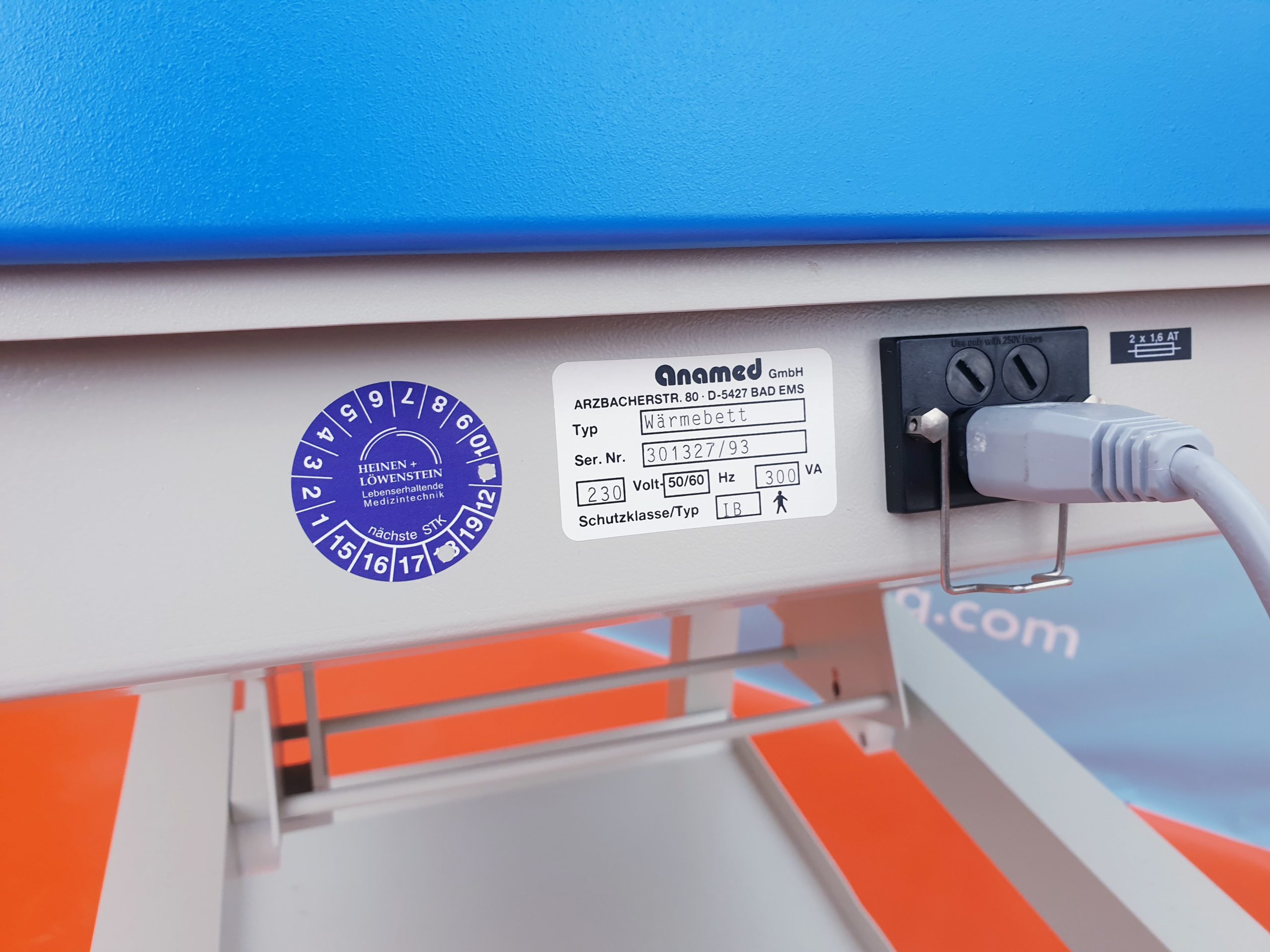 Heinen & Löwenstein Anamed Wärmebettchen // Wärmebett // Neigung elektrisch