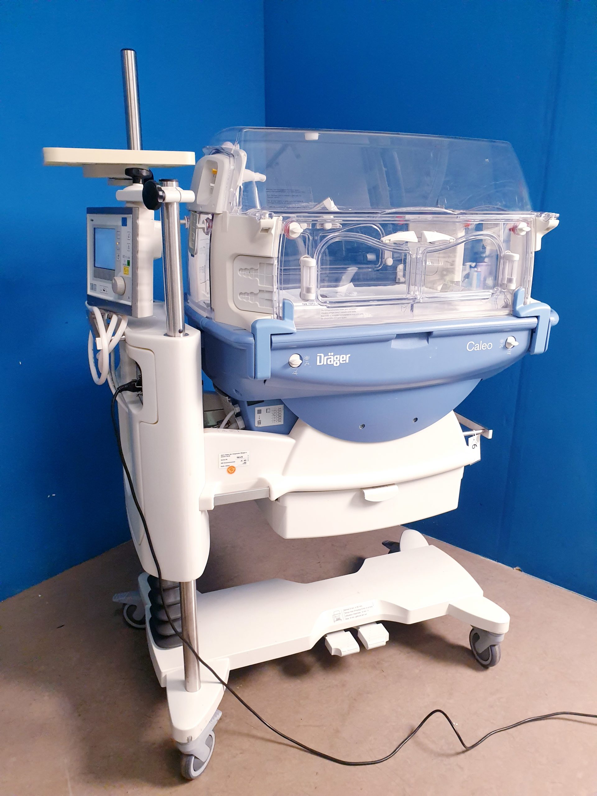 Dräger Caleo Incubator, Inkubator, Beatmung,