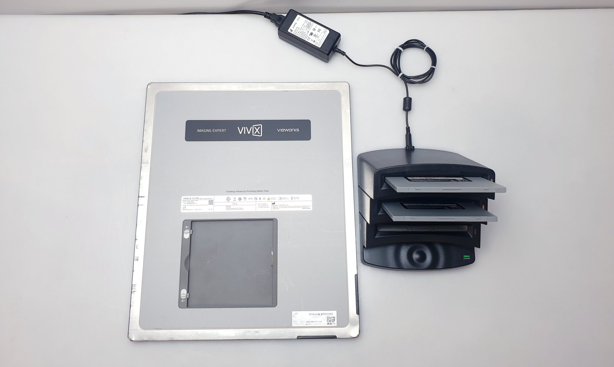 VIEWORKS VIVIX-S 1417W Flachbilddetektor + Ladegerät
