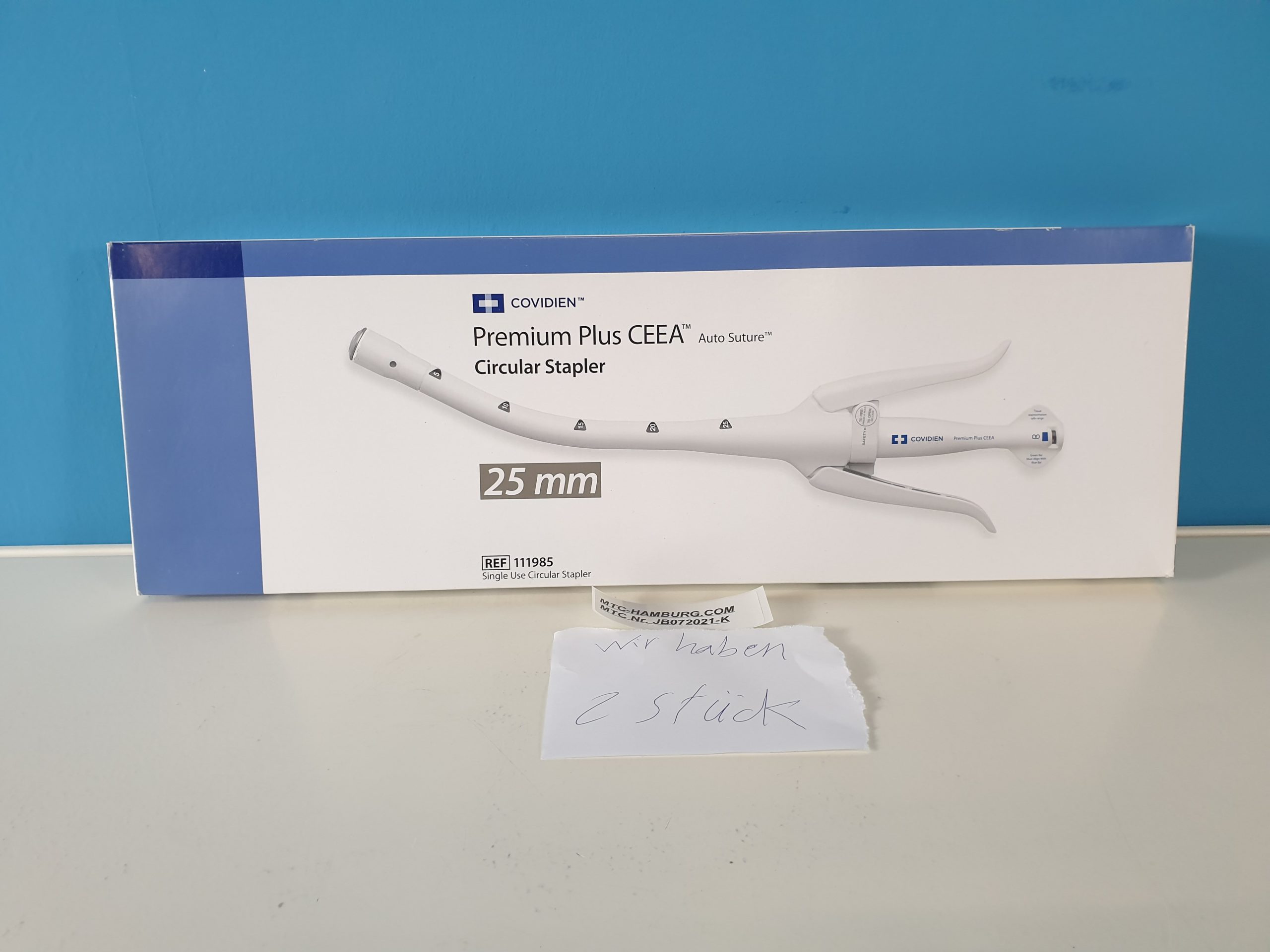 Covidien 111985 Premium Plus CEEA Circular Stapler 25 mm