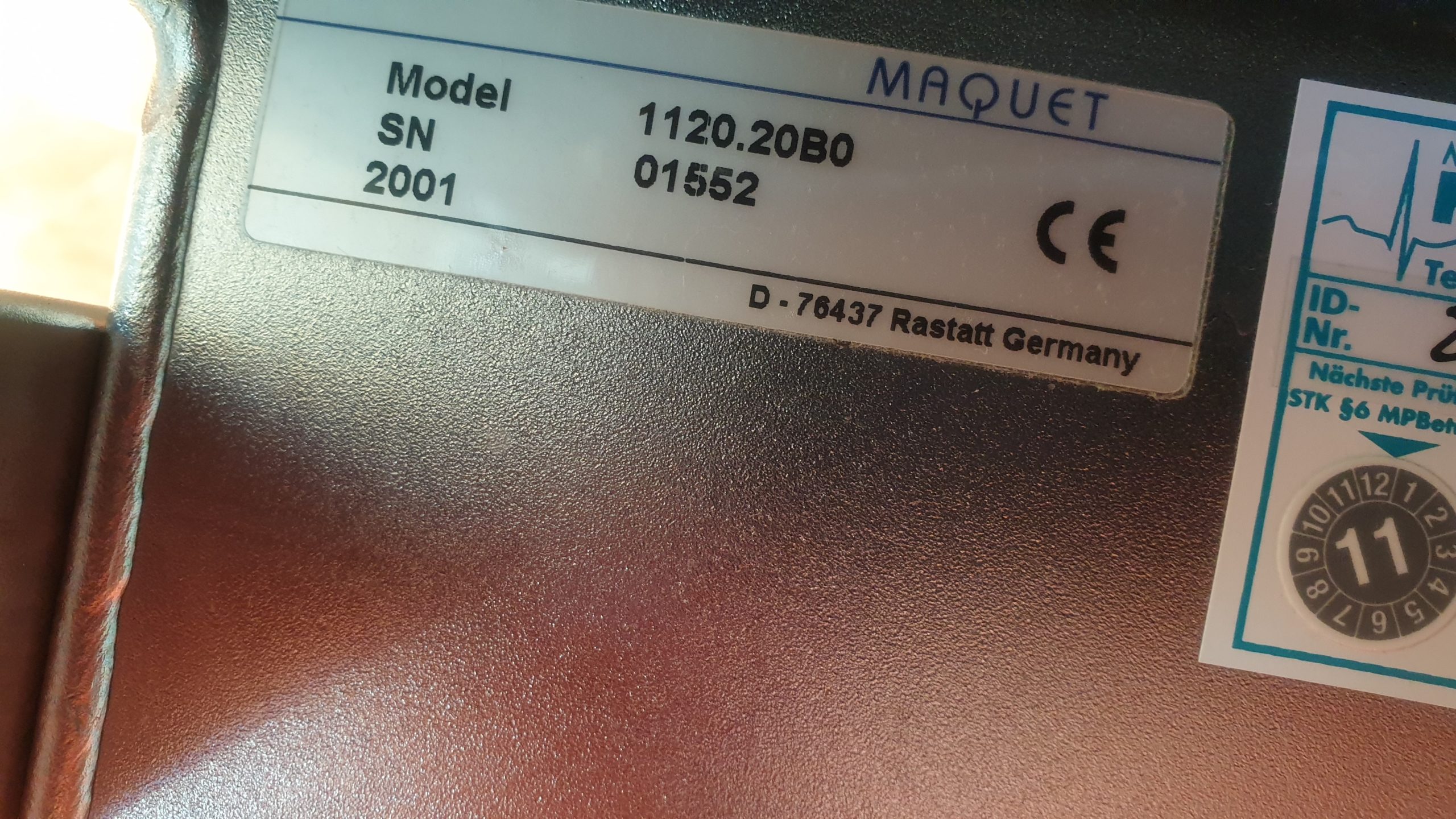 Maquet 1120.59A0 Lafette Transport Operationstisch OP Tisch mit 1120.20B0 Tischplatte
