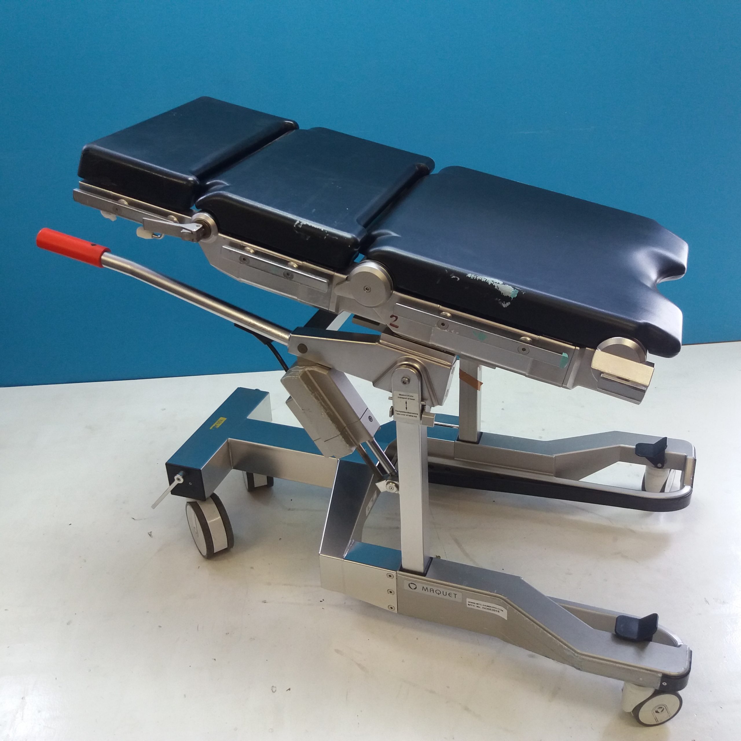 Maquet 1140.61C0 Lafette Transport Operationstisch OP Tisch mit 1150.10A0 Tischplatte Ohne Beinhater
