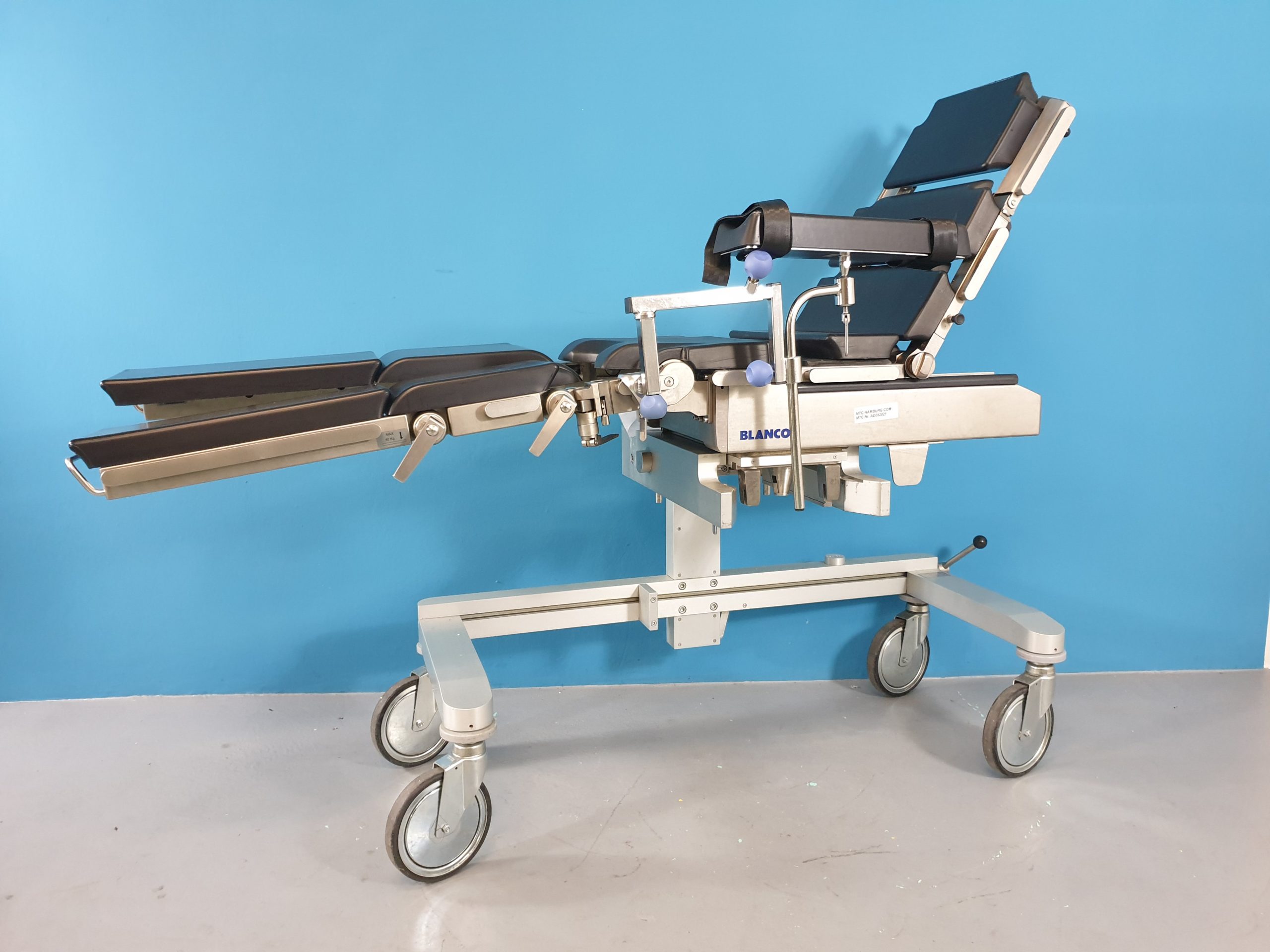 Blanco Lafette für BMT 500/2 // BMT500/2 Operationstisch OP-Tisch