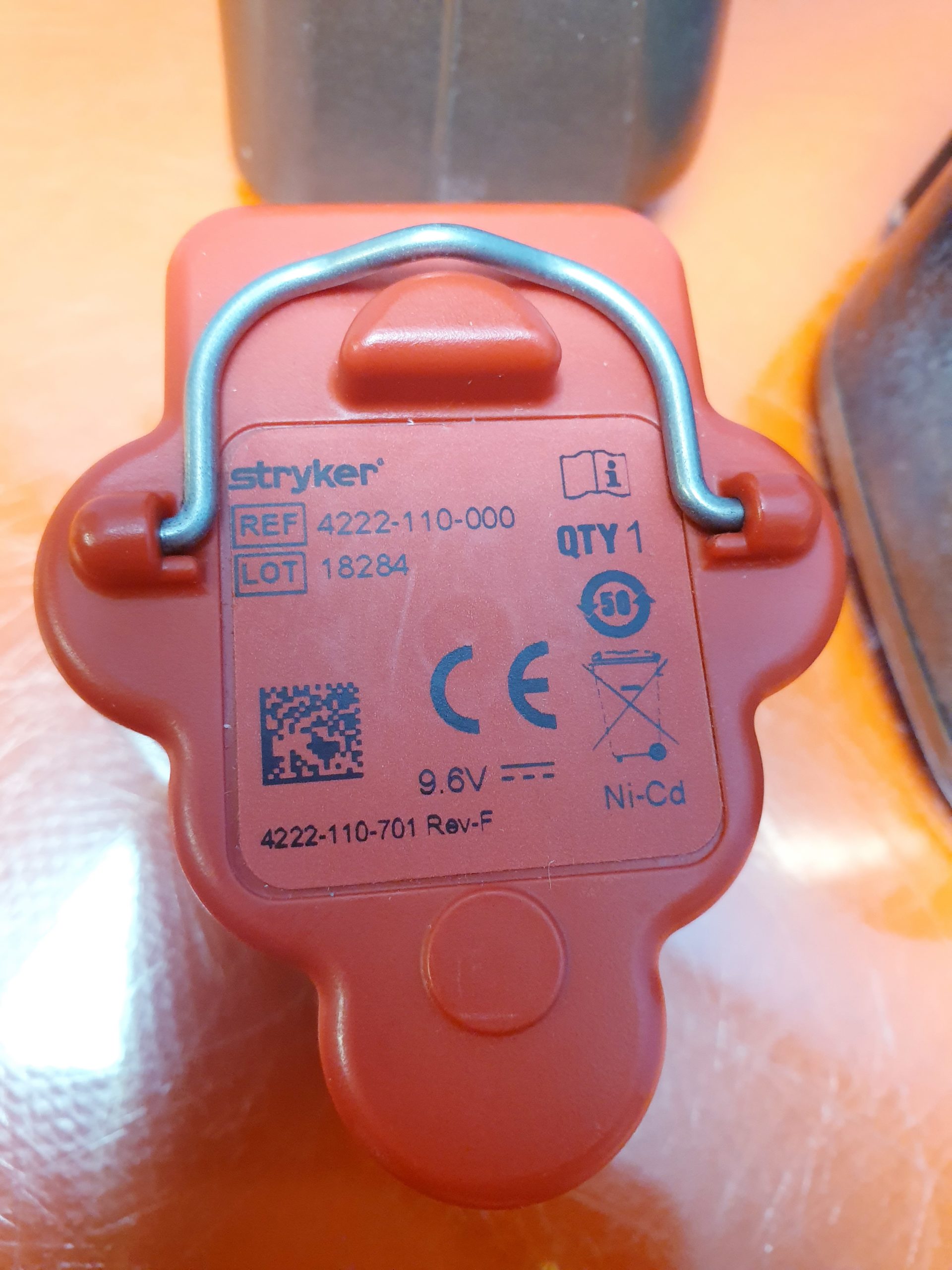 Stryker 6206 Recip System 6 Hubkolben Bohrer Handstück + 4222-110-00 Akku + 6127-120 Aseptic Housing