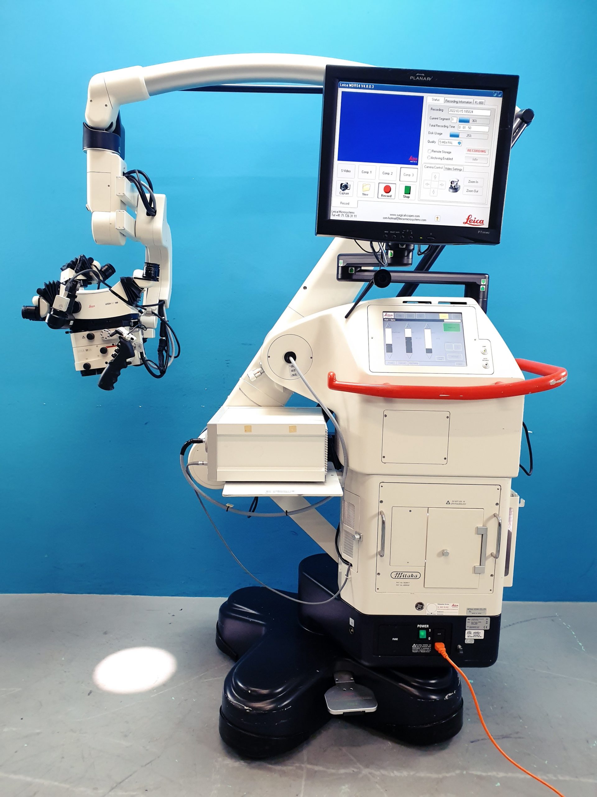 Leica OH4 M525 FL400/800 ULT500 mit Leica MDRS4 + Storz D-Light C 20 1336 20 Mikroskop neurologisches Mikroskop + ExWave HAD 3CCD