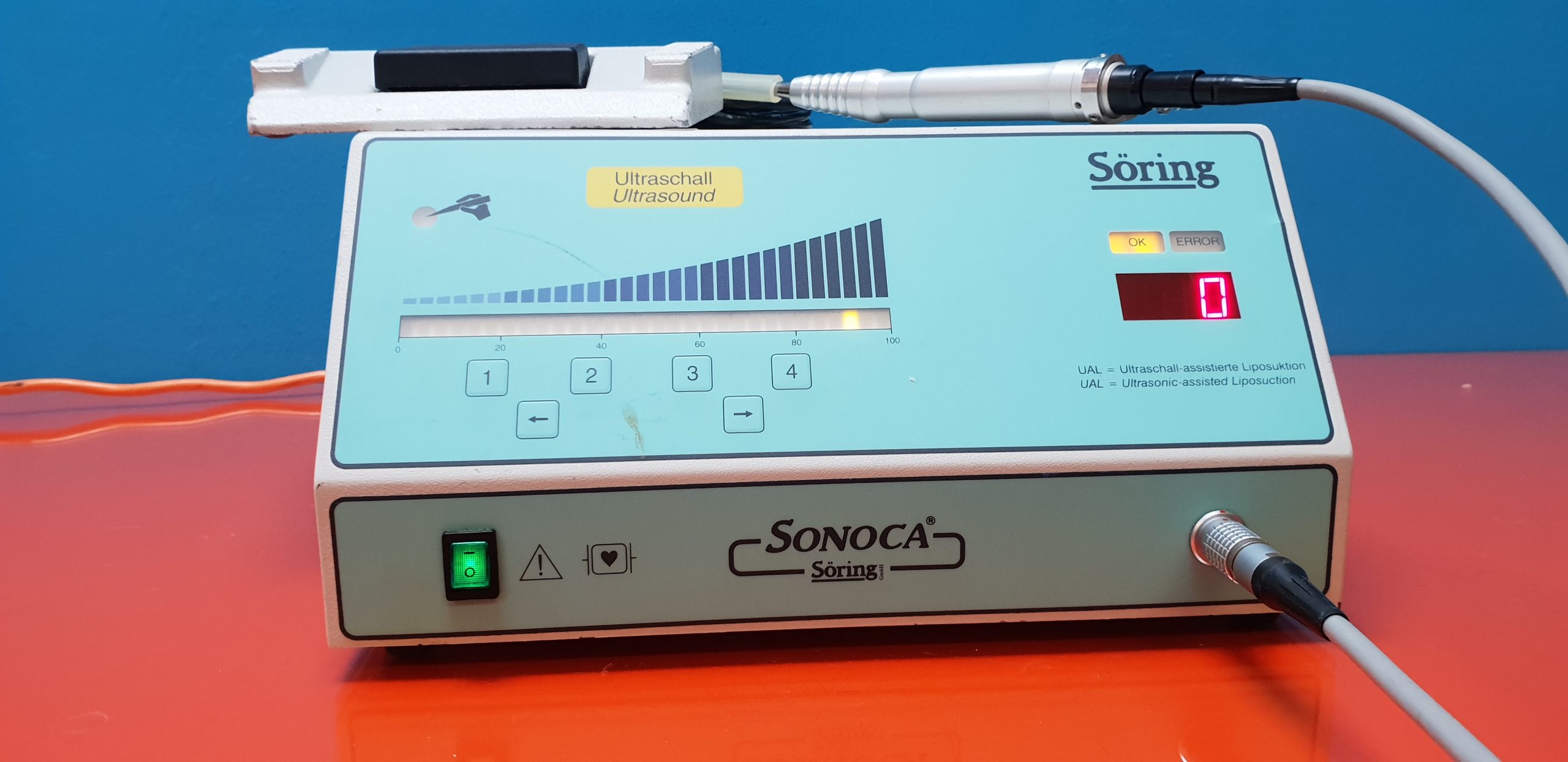Söring Sonoca 150 Chirurgie Ultraschall Generator mit Zubehör