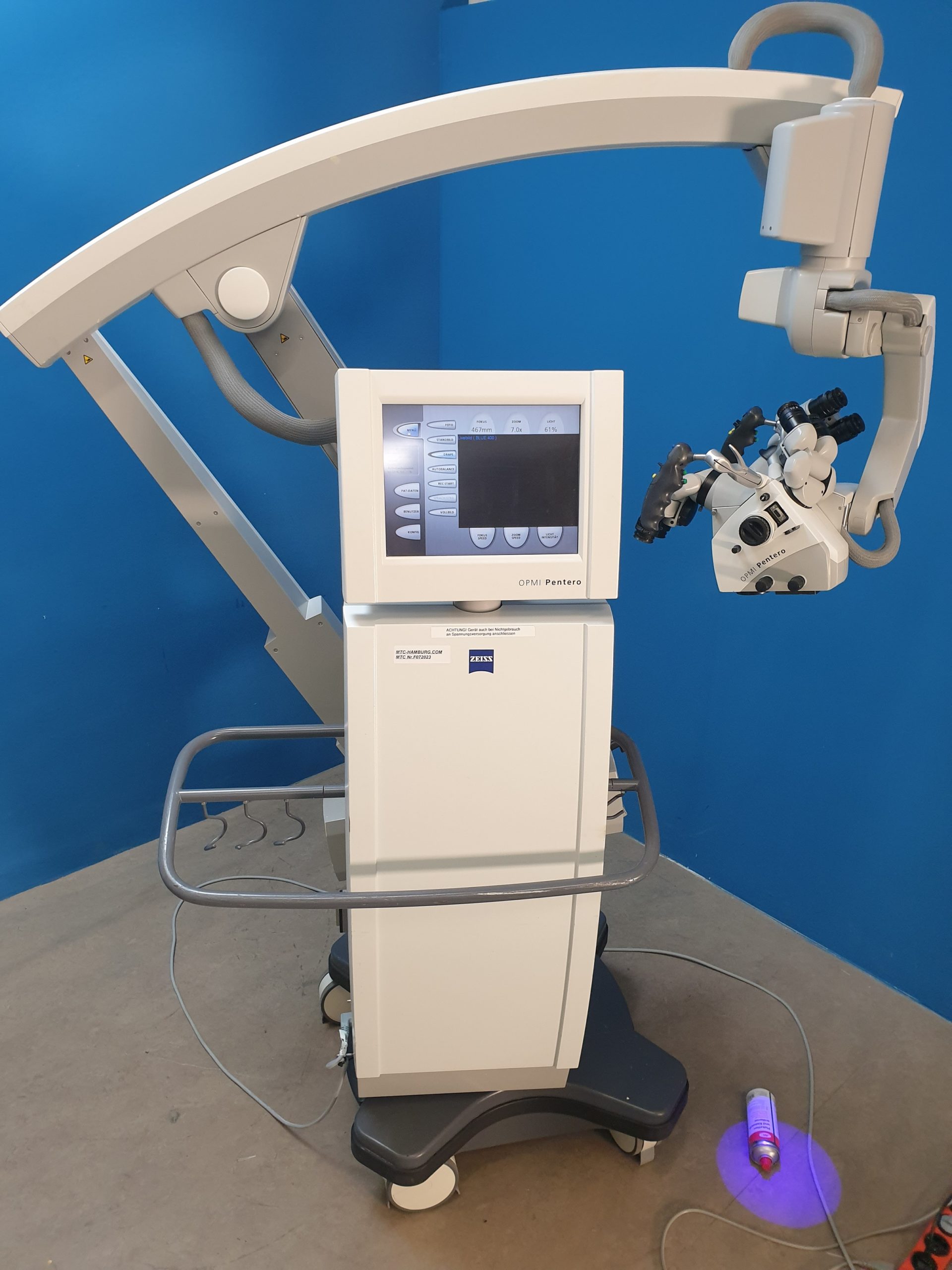 Zeiss Pentero 800 OP-Mikroskop mit BL 400 Fluoreszenz SW. 2.61.1