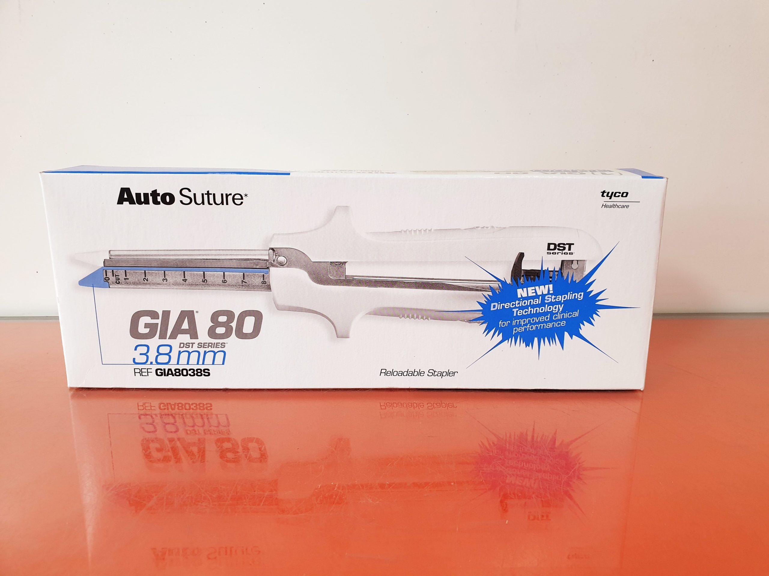 COVIDIEN GIA8038S 80MM 3.8MM AUTO SUTURE GIA STAPLER W — DST SERIES TECHNOLOGY