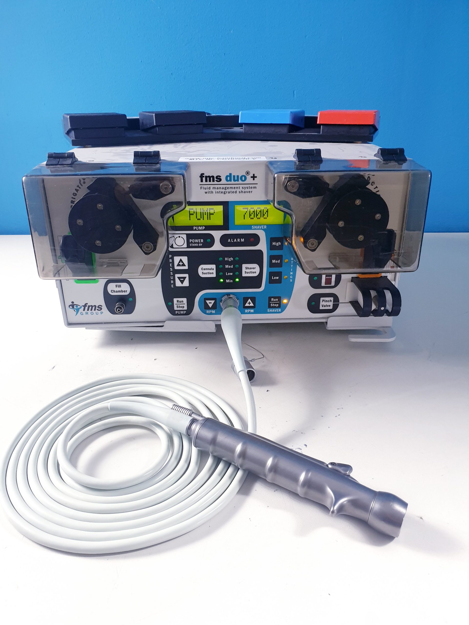 FMS duo+ Fluid Management System with integrated Shaver Tornado 8022 und Fusspedal