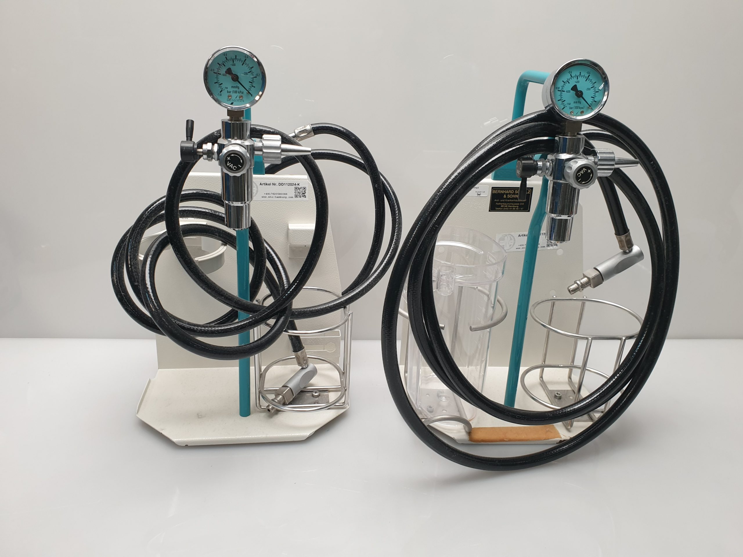Gregersen Absauger mit Manometer