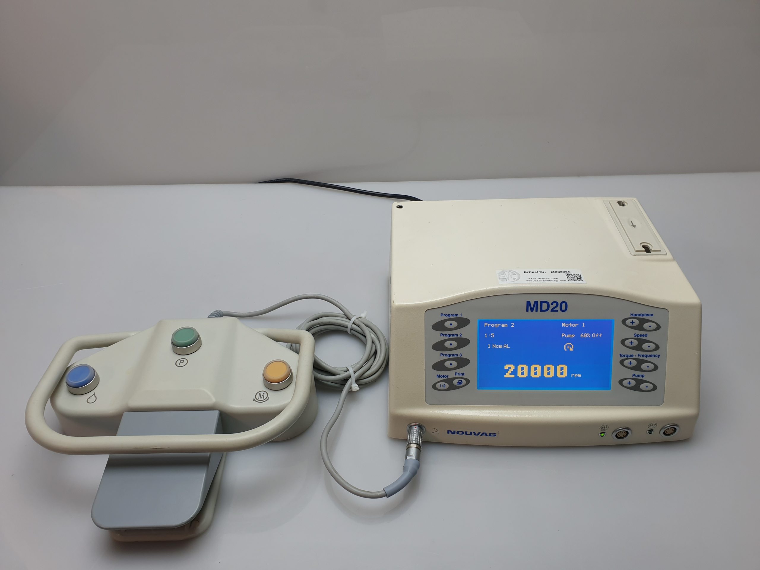 Nouvag MD-20 Implant Direct Chirurgisches Zahnimplantat-Motorsystem