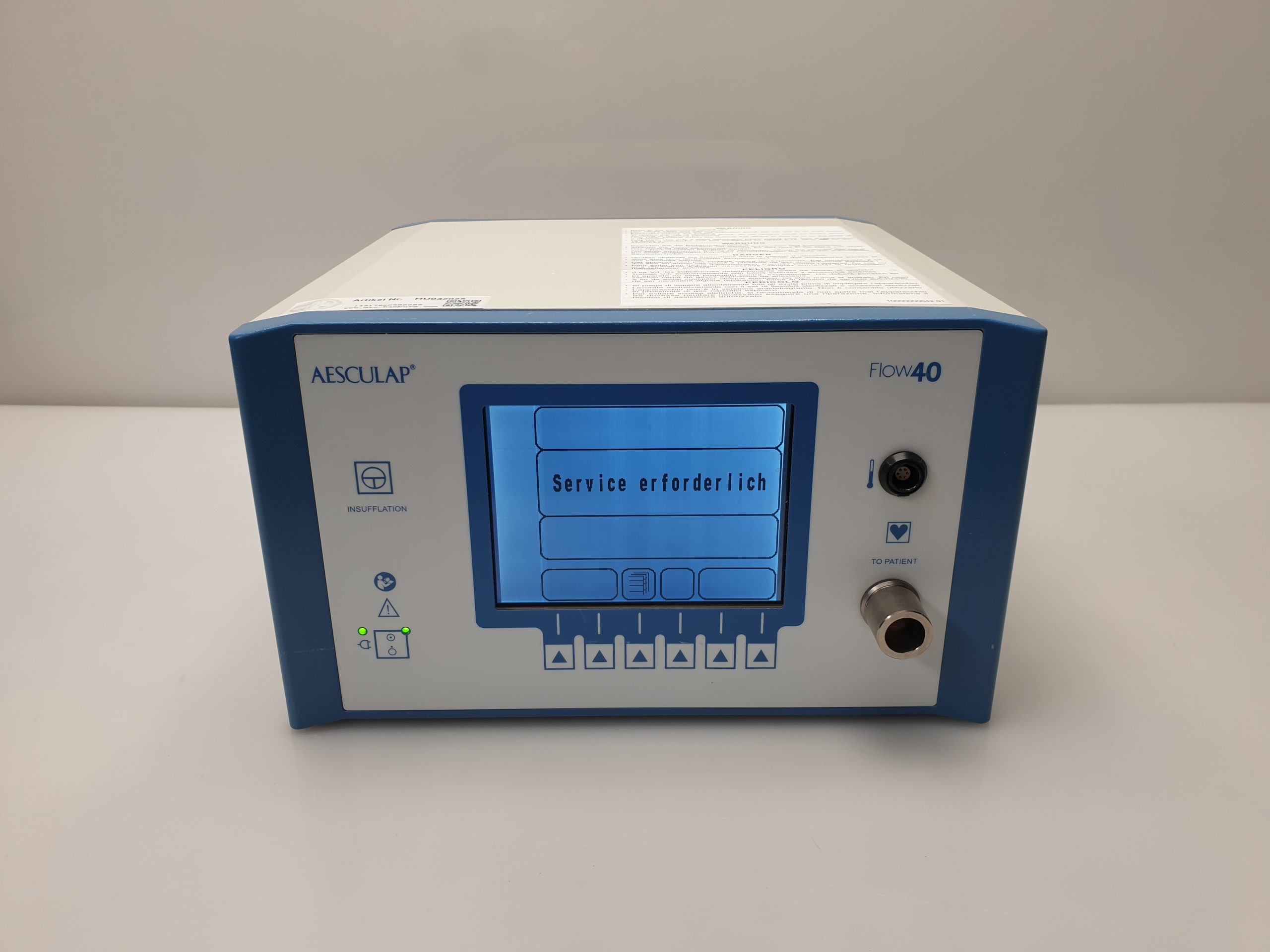 Aescualp Flow 40 PG080 Hochfluss-Insufflator –
