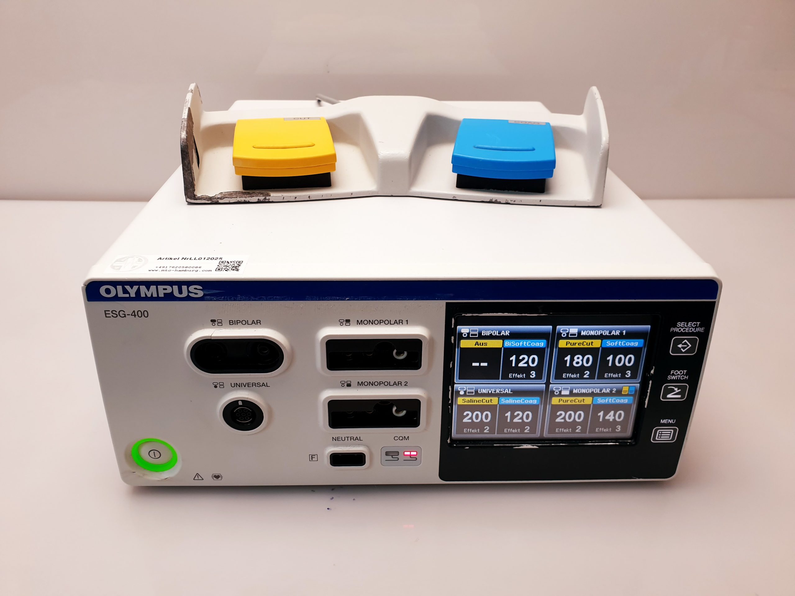 Olympus ESG-400 – ESG400 – ESG 400 with Footswitch