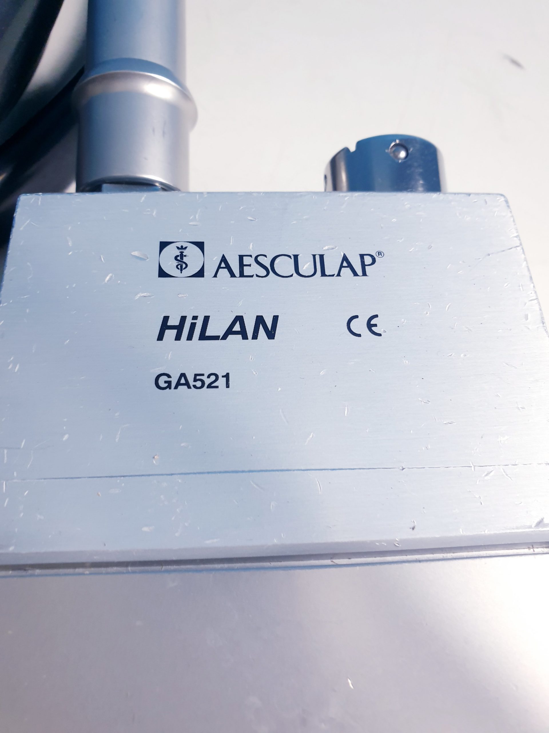 Aesculap HiLAN GA 521 Fußschalter + GA466R Druckluftschlauch