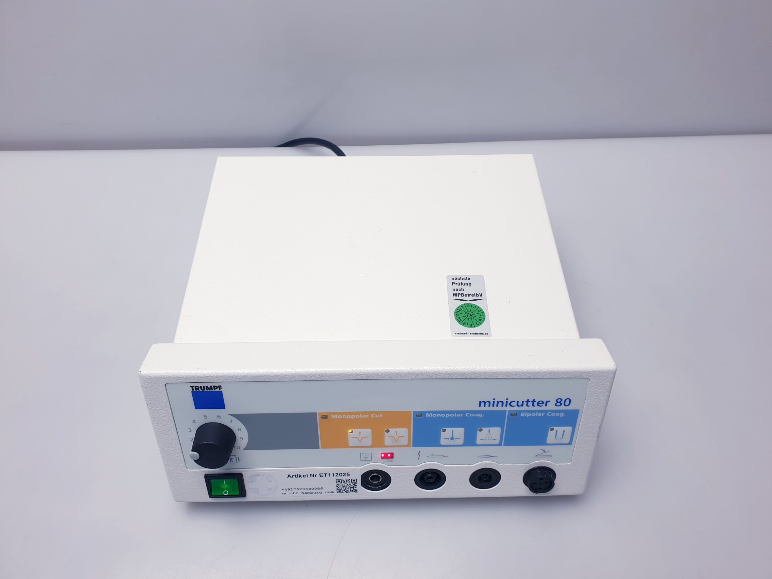 KLS MARTIN Trumpf HMC80 HF-Gerät Minicutter Chirurgie gerät