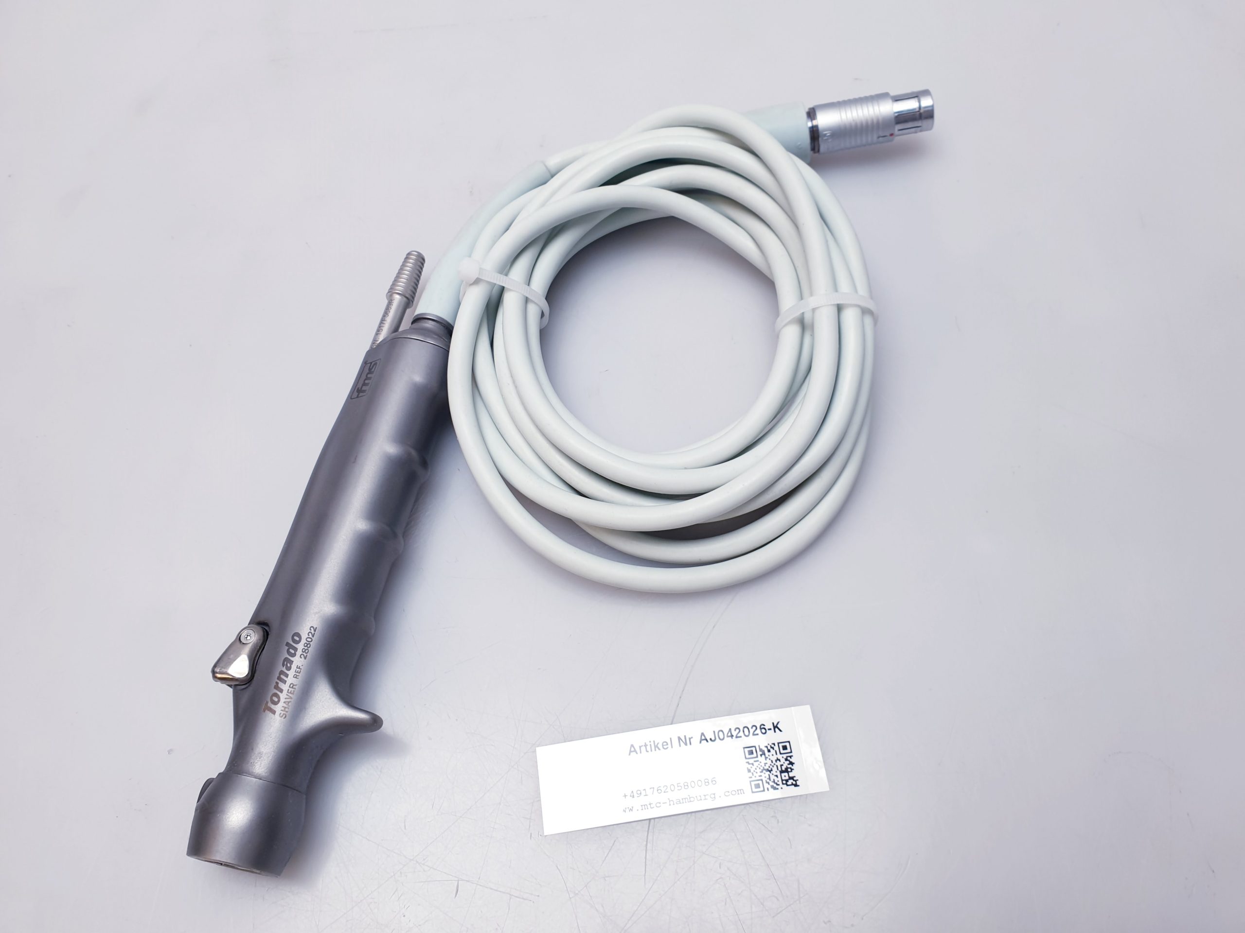 FMS Tornado 288022 Shaver Titanium Bone Arthroskopie