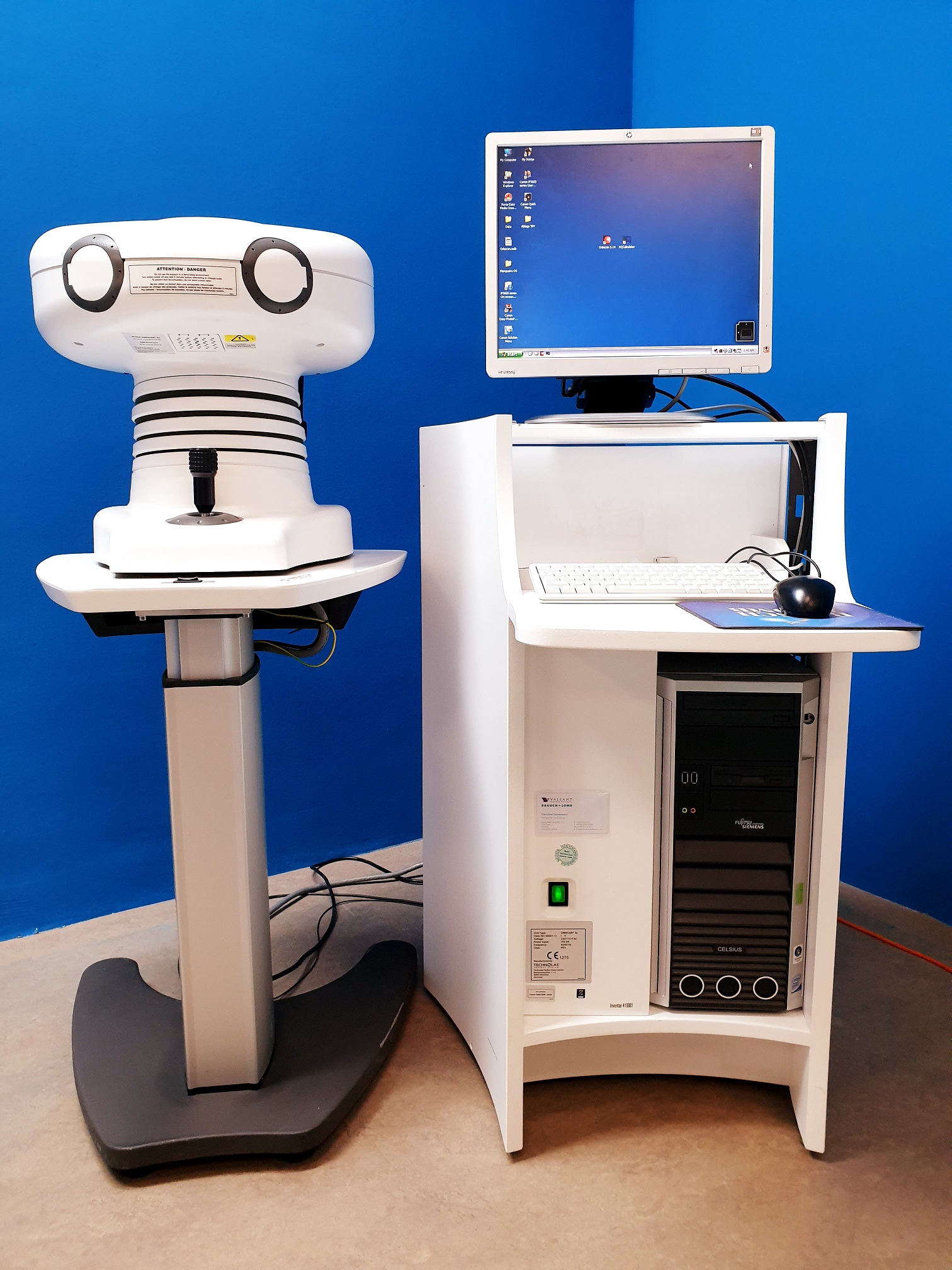 Bausch & Lomb Orbscan IIz Topographer Corneal Analysis System topography Version 3.14 mit Software