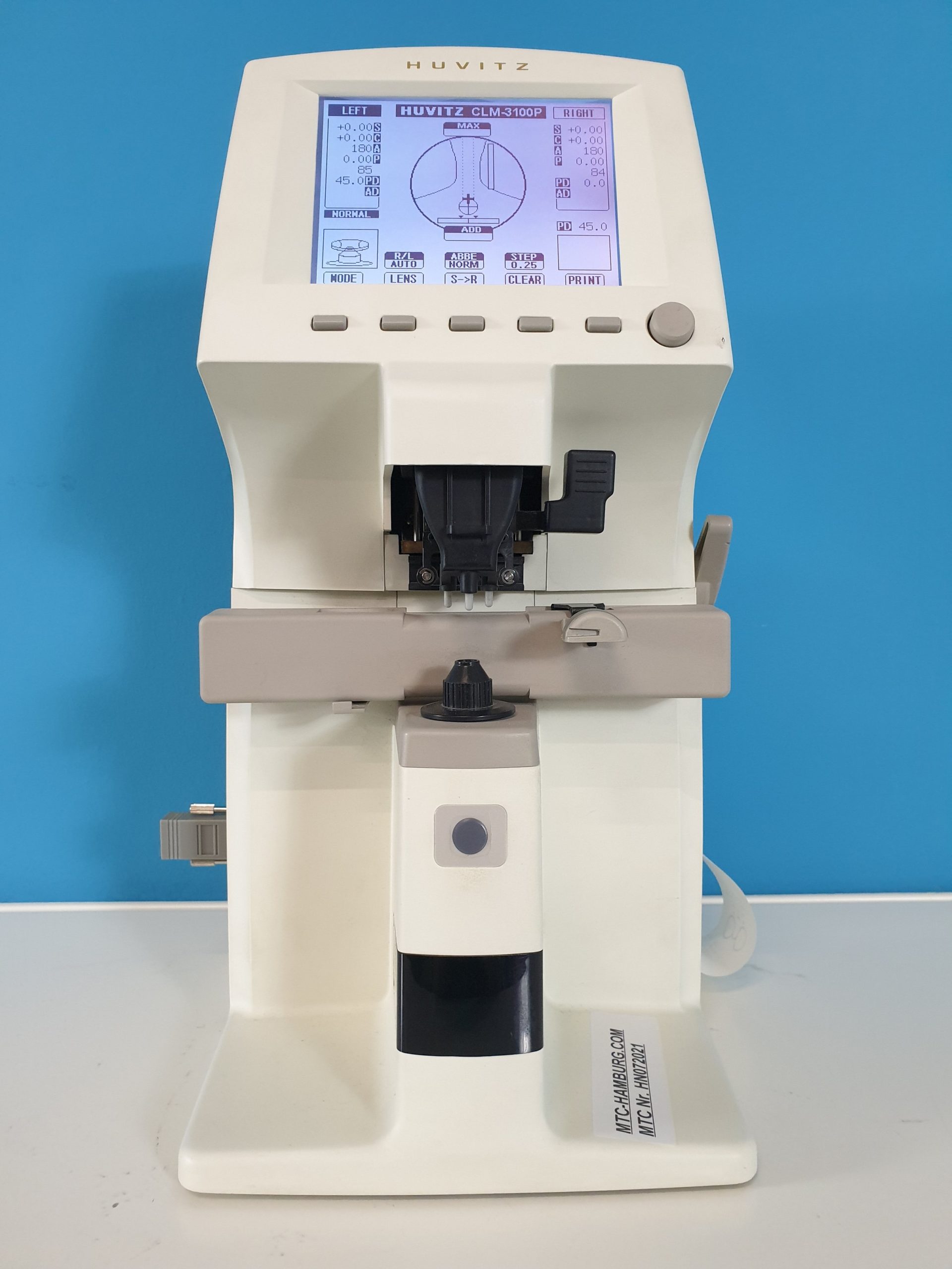 Huvitz CLM 3100P // CLM-3100P – Auto Lensmeter Automatischer Scheitelbrechwertmesser