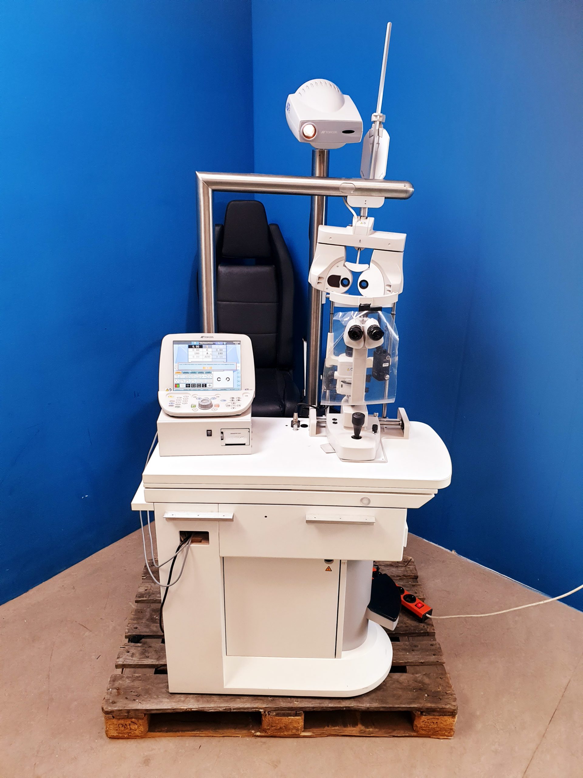 Topcon Ophthalmologie Einheit SL-D + Compu Vision CV-5000 + CV-5000 Pro + ACP-8 EM + AT-900 +