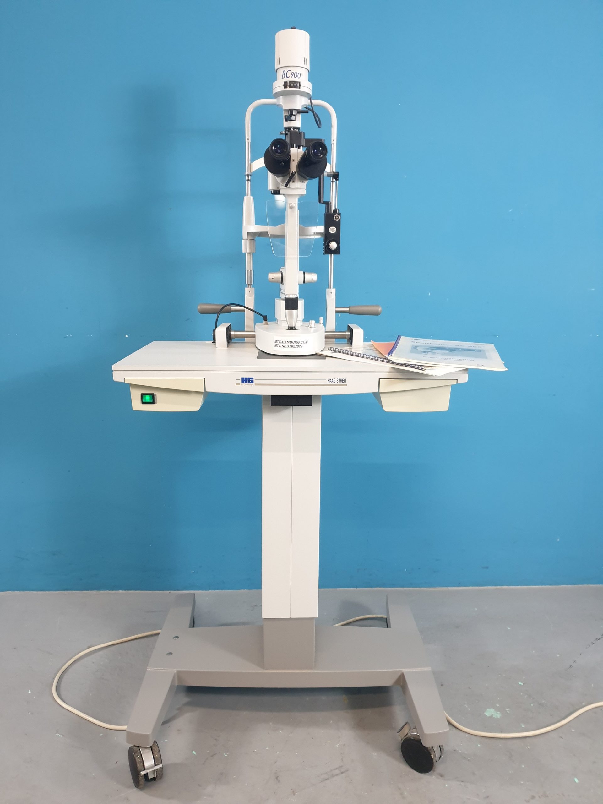 Haag Streit BC 900 // BC900 Spaltlampe + AT 900 Tonometer + HSM-901 Tisch // Slit lamp